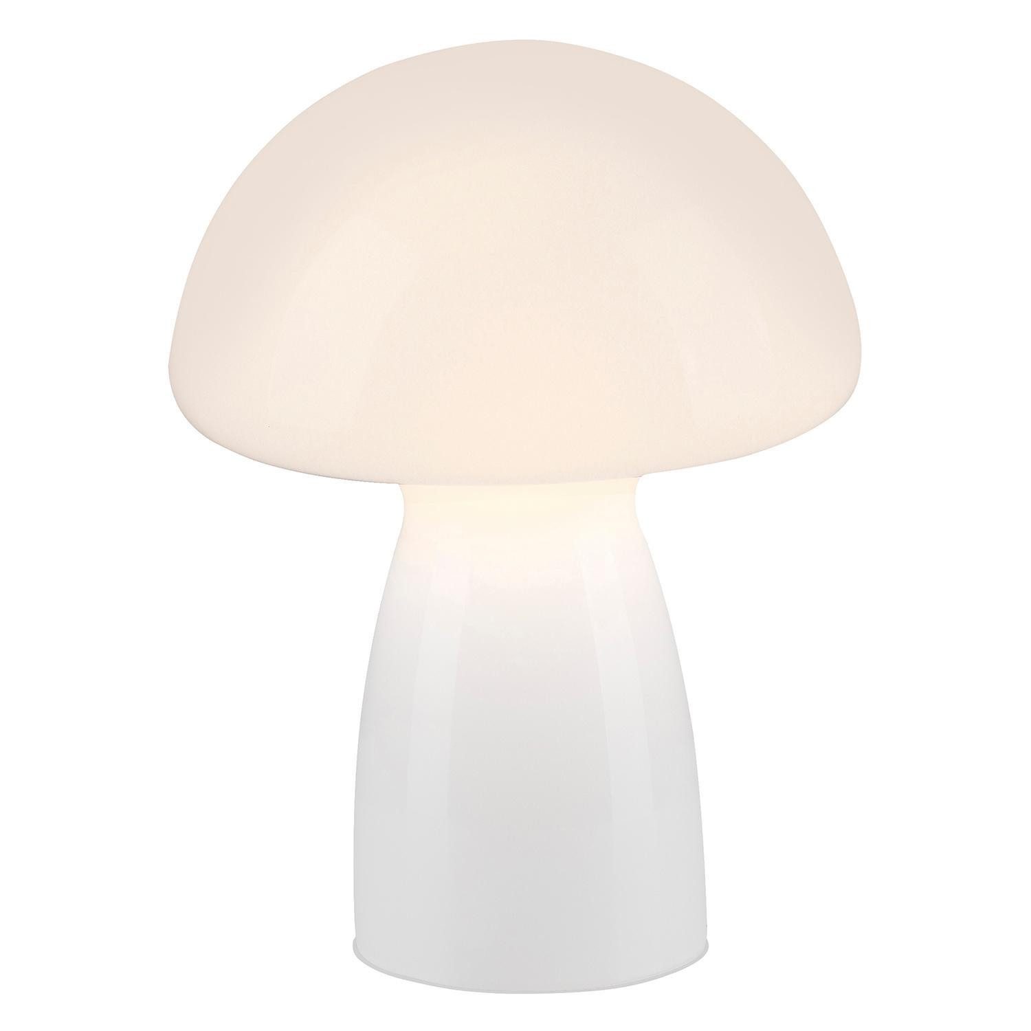 Paul Neuhaus Tischleuchte FUNGO, Weiß, Glas, günstig online kaufen