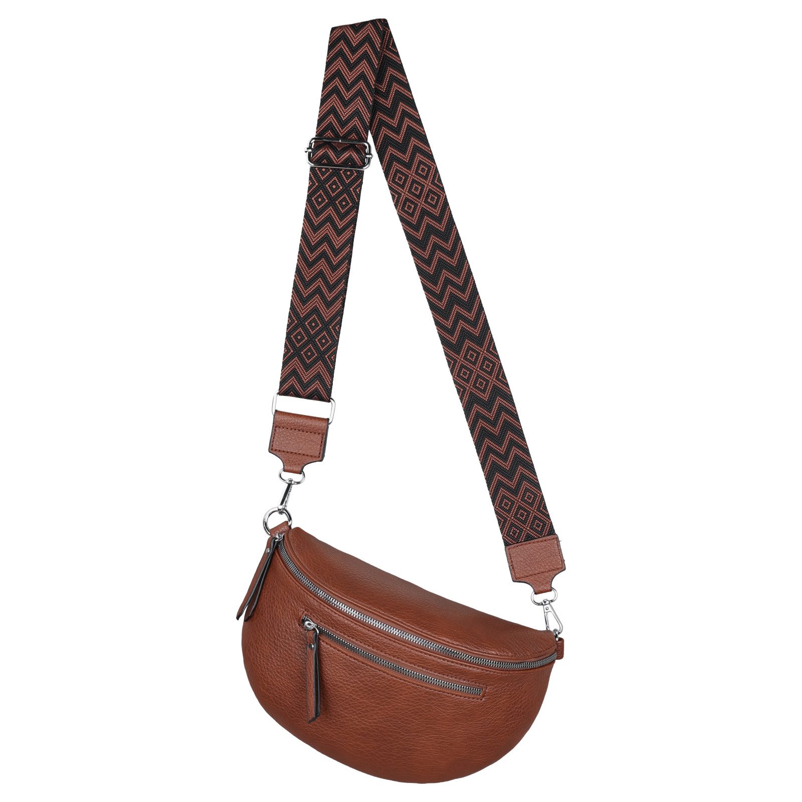 EAAKIE Gürteltasche Bauchtasche Umhängetasche Crossbody-Bag Kunstleder Ital günstig online kaufen