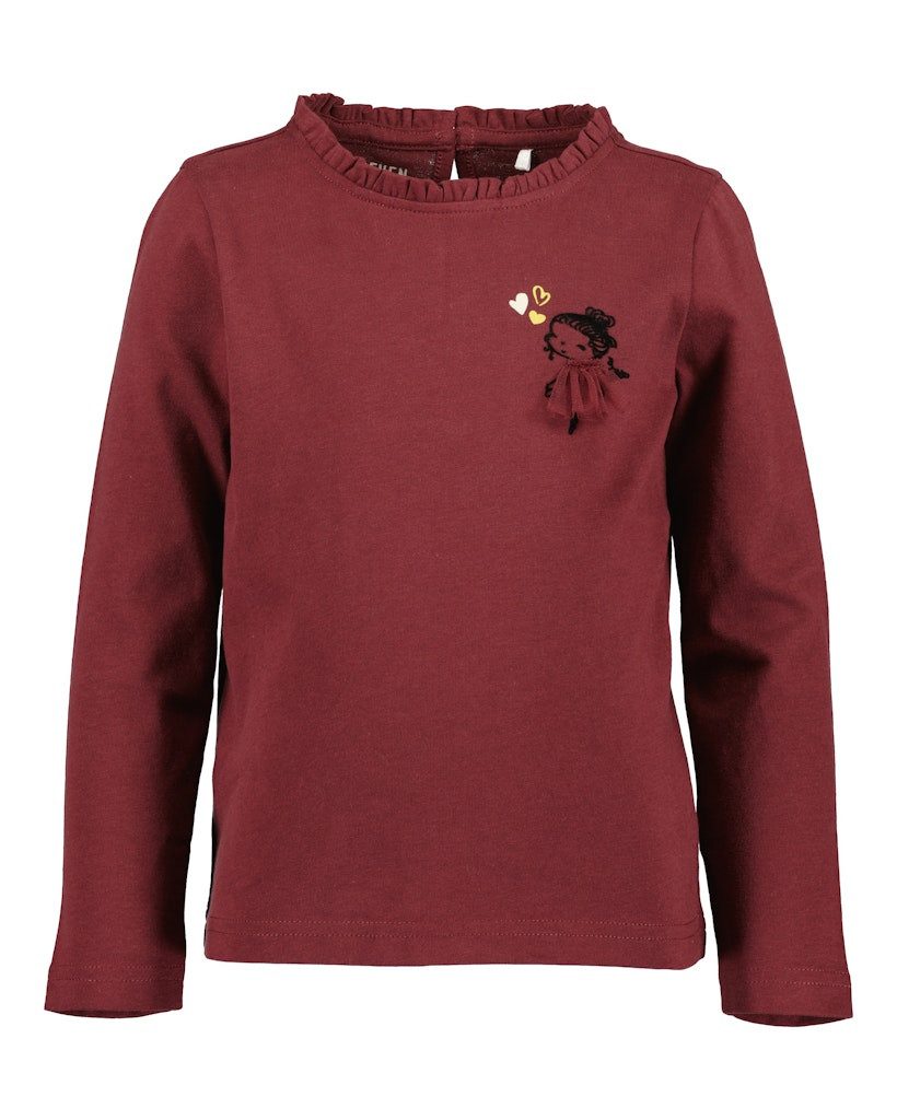 Langarmshirt Blue Seven Mädchen Langarmshirt Mädchen burgund
