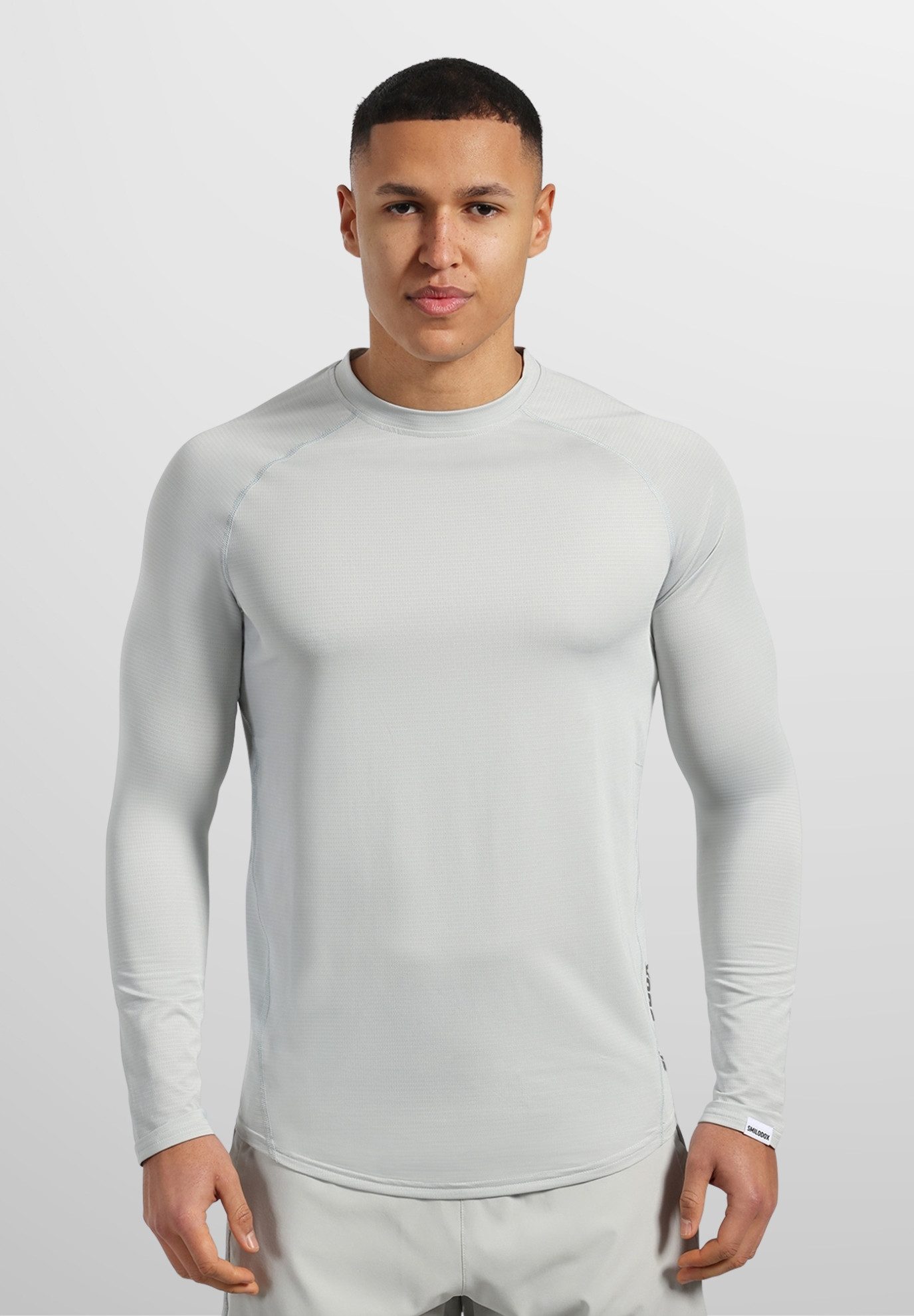 Smilodox Longsleeve Powerfit, Slim Fit Atmungsaktives Langarmshirt Schnellt günstig online kaufen
