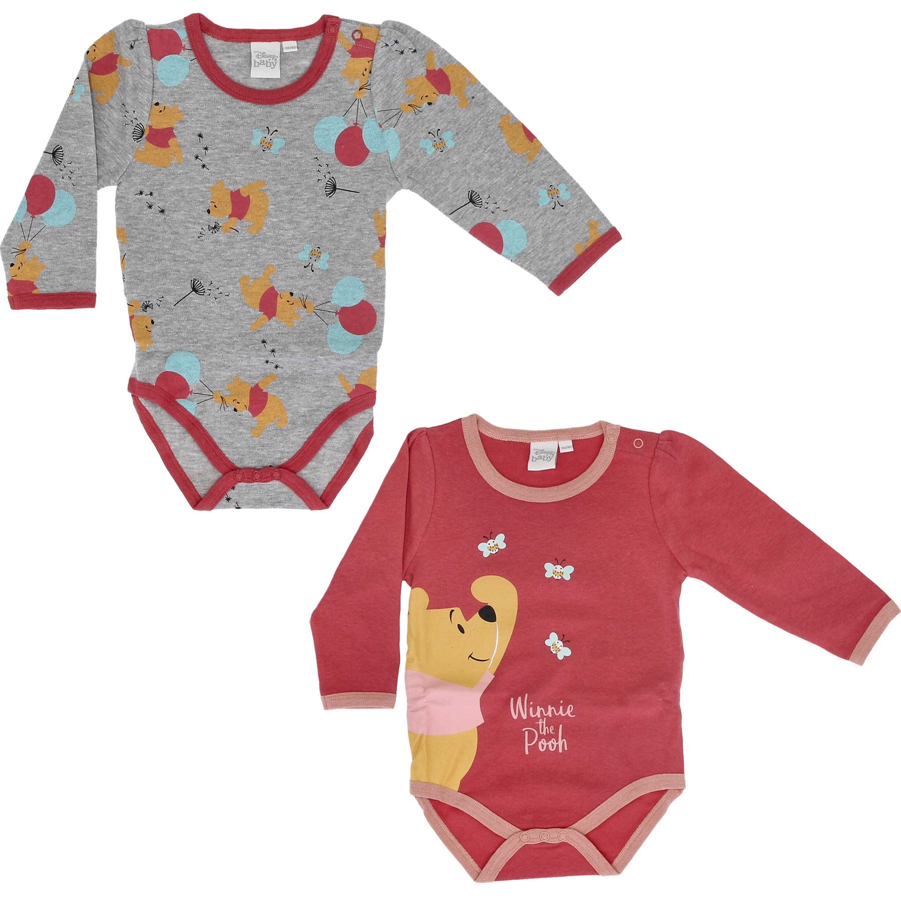 Strampler 2-er Pack baby body Baby-Outfit Wickelbody Overall Einteiler für Babys