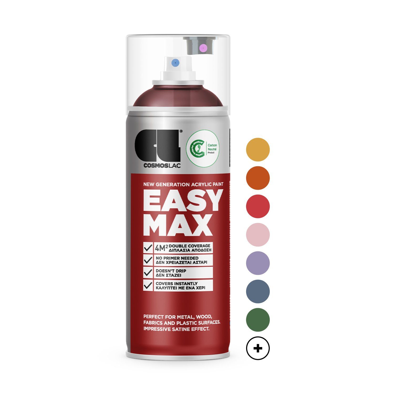 COSMOS LAC Sprühflasche Sprühlack Spraydose DIY, Sprühfarbe Acryl Spray, Farbspray Lackspray