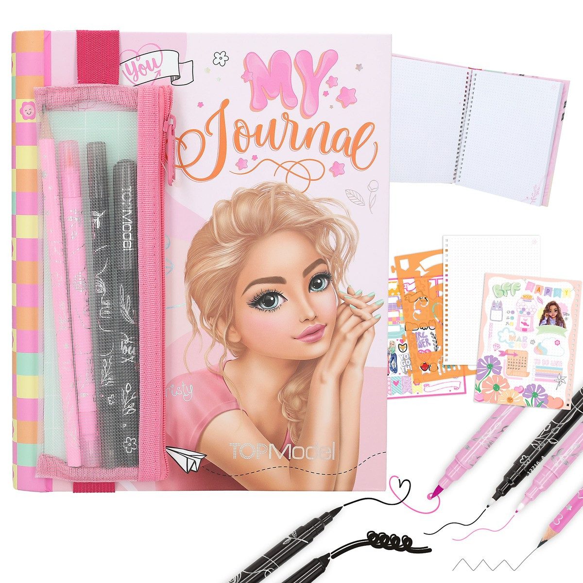TOPModel Faserstift DEPESCHE TOPModel Lettering-Set My Journal 185x27x225mm