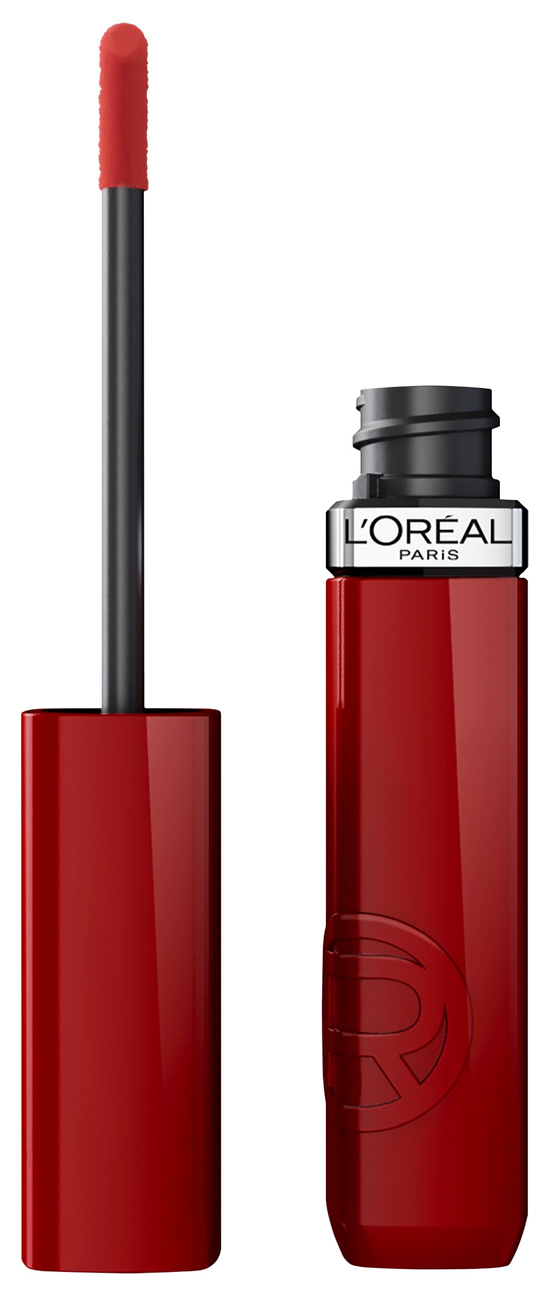 L'ORÉAL PARIS Lippenstift INFAILLIBLE LAQUE RESISTANCE 16H, mit intensiver Farbe und Glanz, bis zu 16 Stunden Halt