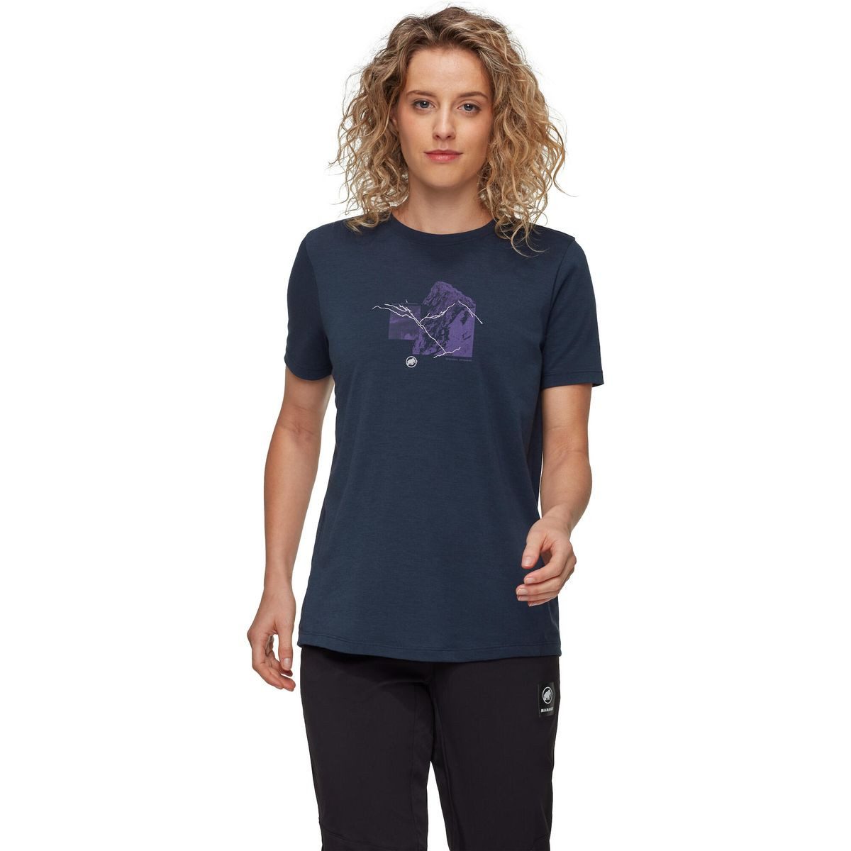 Mammut Kurzarmshirt Mountain T-shirt Women 4208m Vielseitiges Damen-T-Shirt mit schneller Trocknung und hohem Komfort