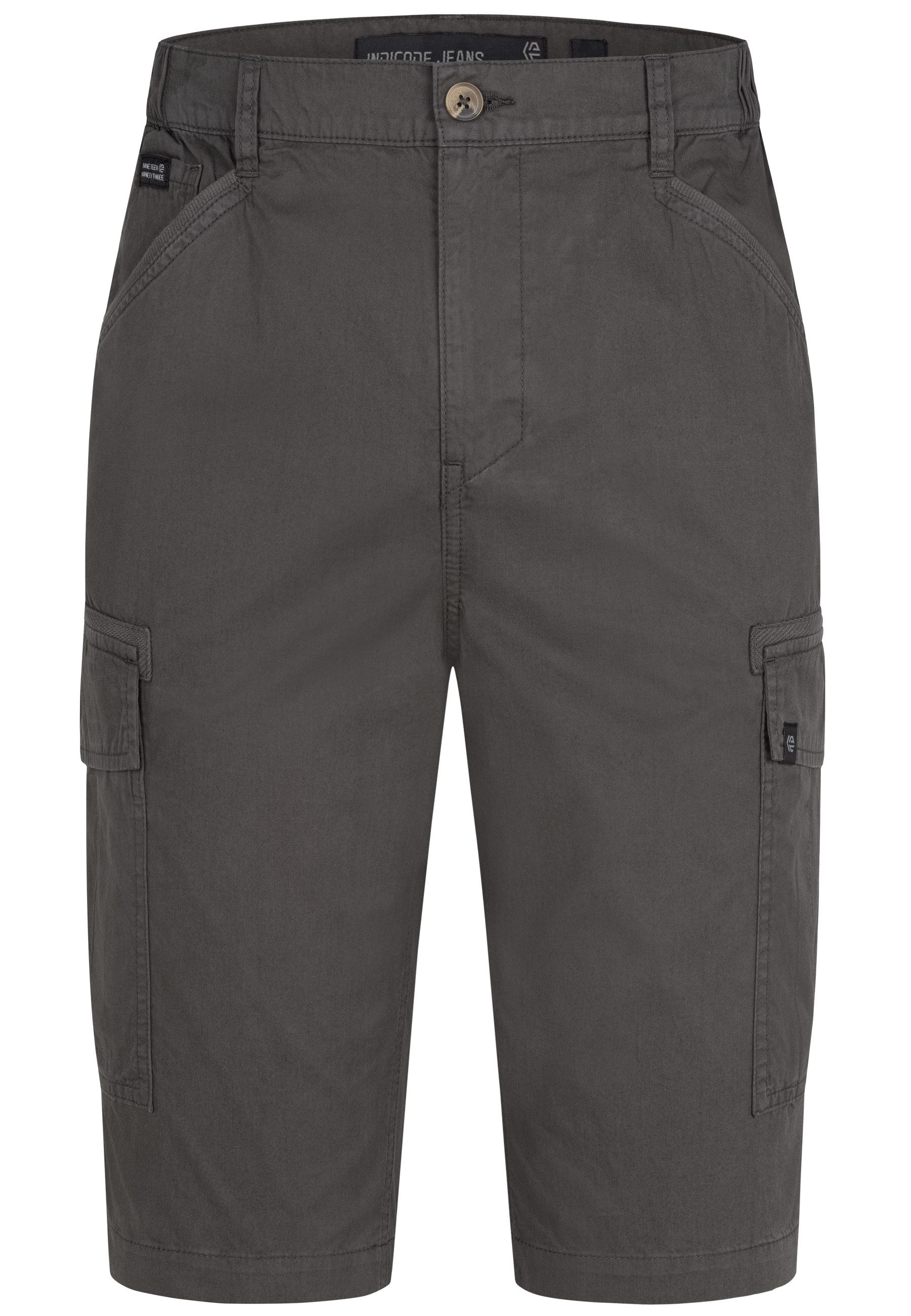 Indicode Cargoshorts Herren INNadim Cargoshorts aus Baumwolle mit elastisch günstig online kaufen