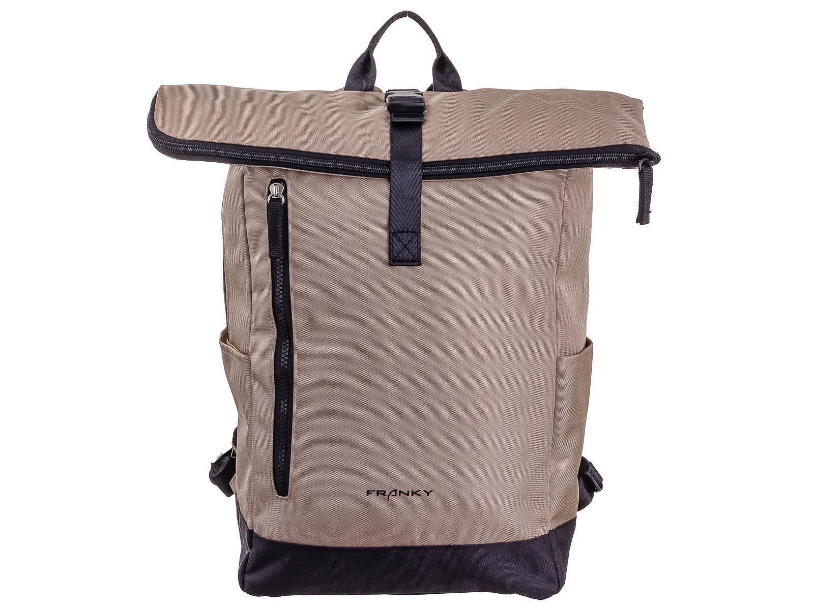 Franky Freizeitrucksack RS77 Freizeit-Rucksack Rollfalte ca. 17 Liter (1-tlg), Rückenpolsterung