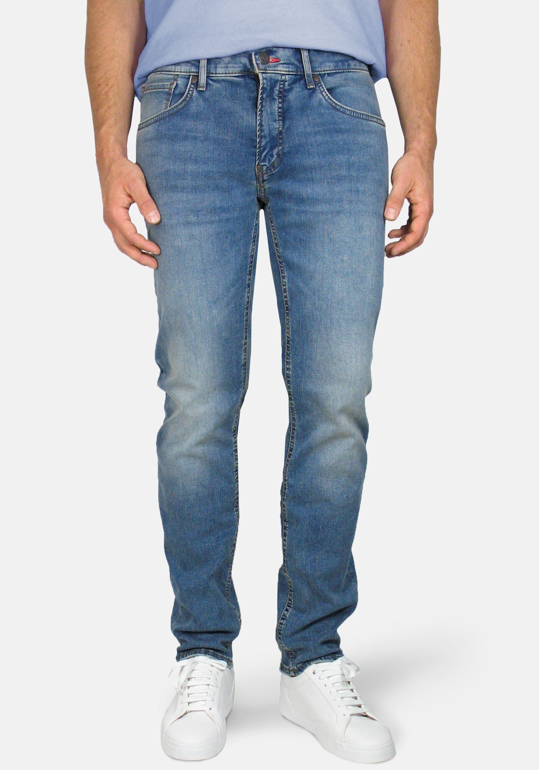Brax 5-Pocket-Jeans Chuck Hi-Flex Denim dunkelblau