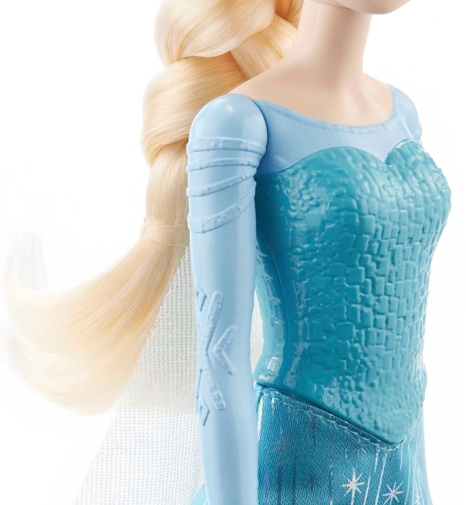 Mattel® Disney Frozen Elsa Dress-Up Doll (Movie 1 Outfit), including accessories