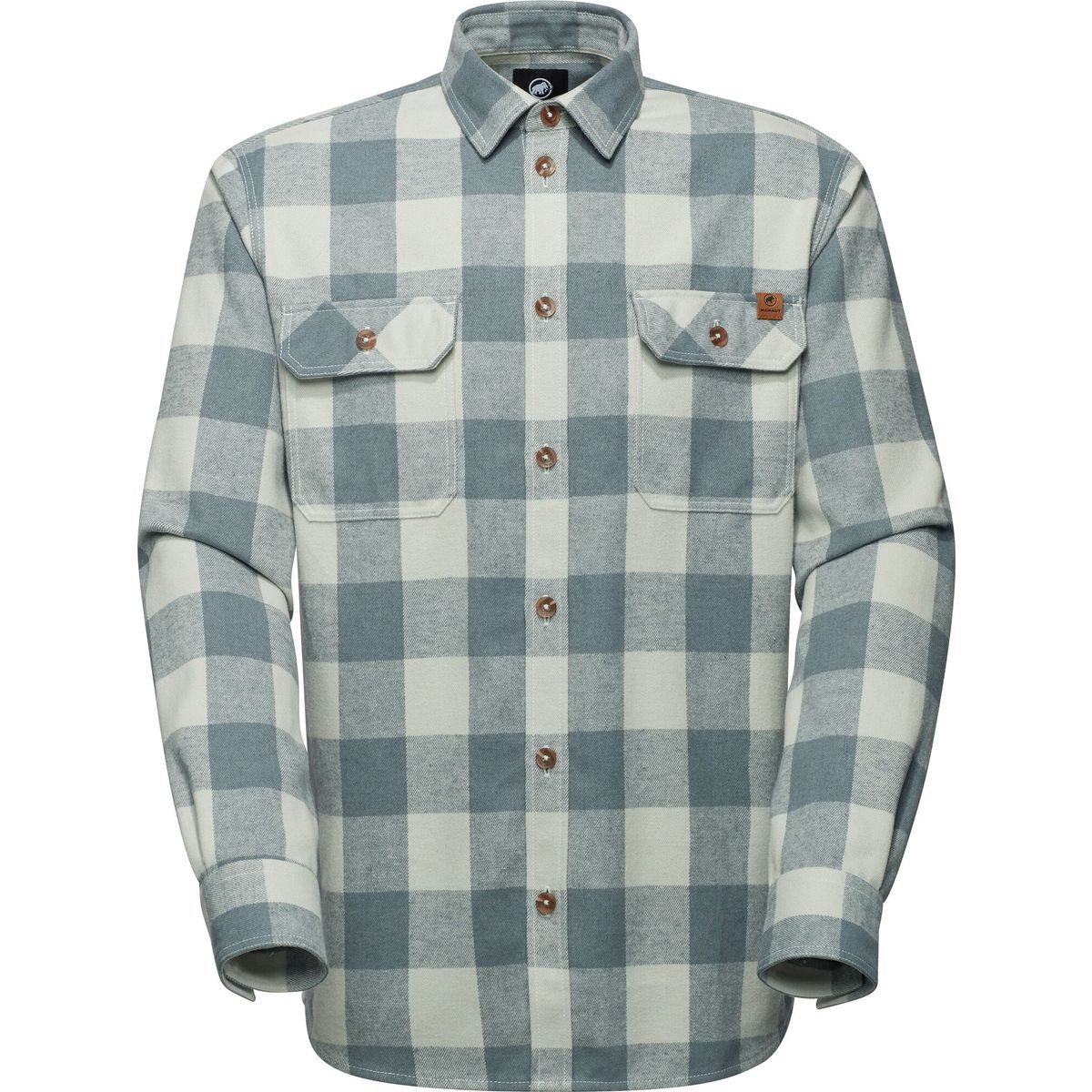 Mammut Funktionsshirt Tamaro Longsleeve Shirt Men Vielseitiges Flanellhemd aus Hanf und recyceltem Polyester für