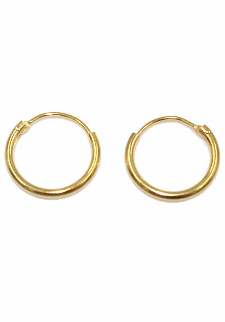 Firetti Paar Creolen Schmuck Geschenk Gold 585, Gold, Made in Germany