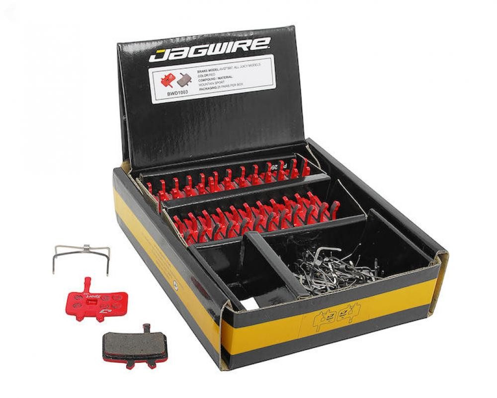 Jagwire Scheibenbremse Jagwire Bremsbeläge Disc Sport Semi-Metallic Werkstattverpackung - 25