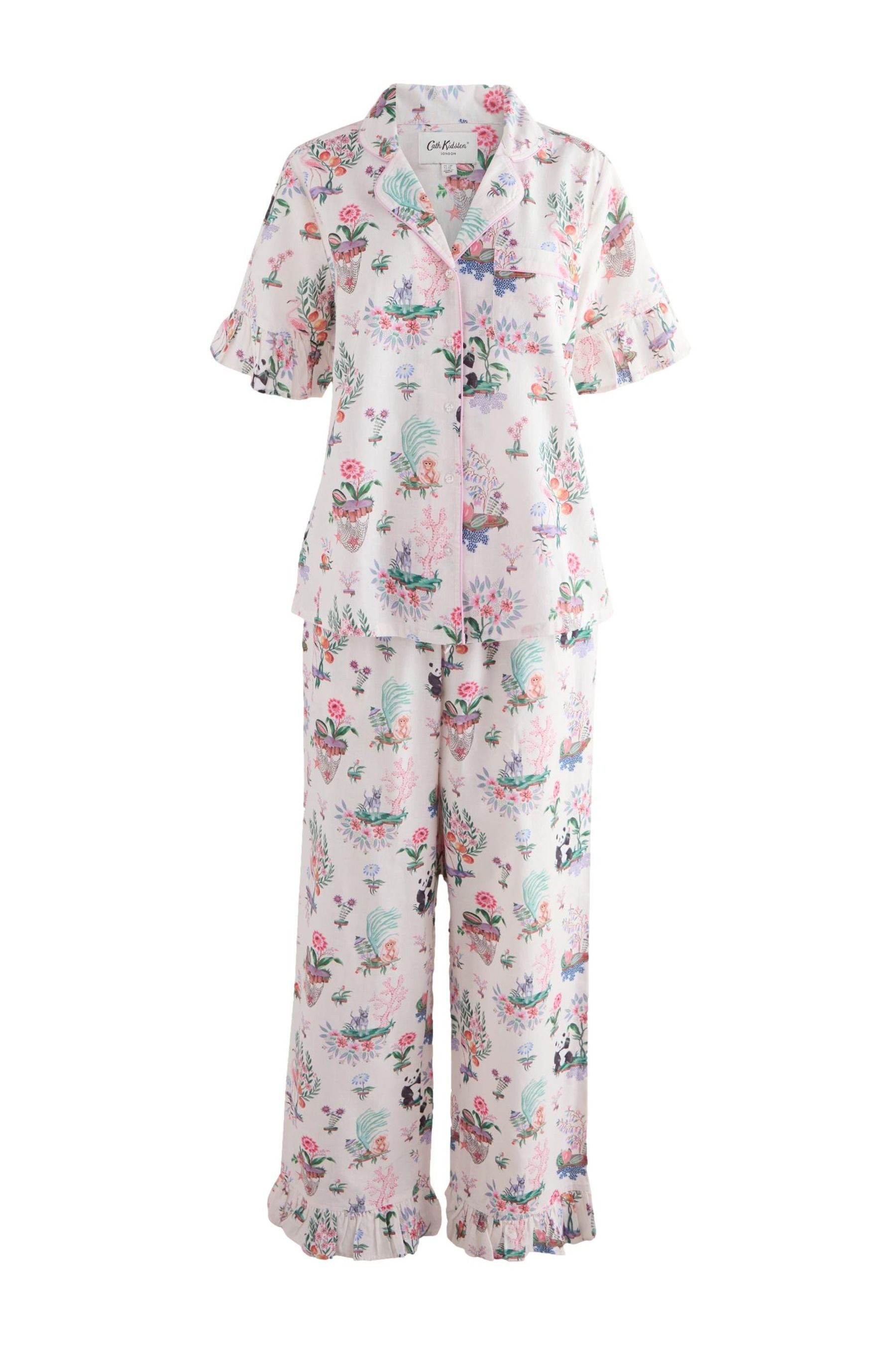 Cath Kidston Pyjama Cath Kidston Schlafanzug mit Knopfleiste (2 tlg)
