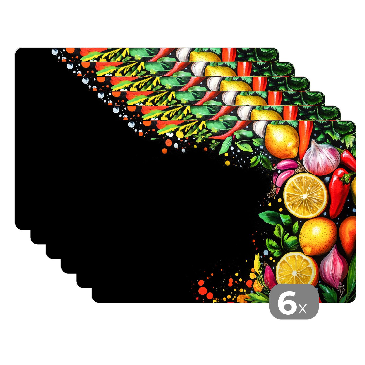 MuchoWow Platzset Zitronen - Paprika - günstig online kaufen