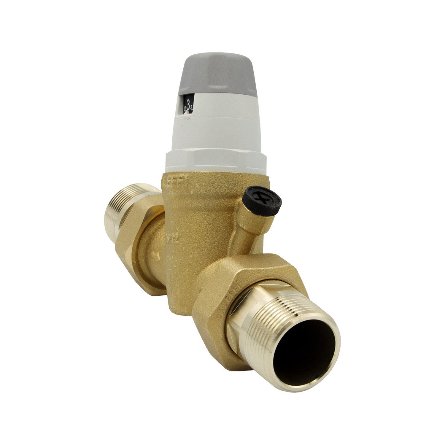 Caleffi Wasser-Druckminderer Druckminderer DN32 1 1/4 Zoll mit entnehmbarer Monoblock-Kartusche