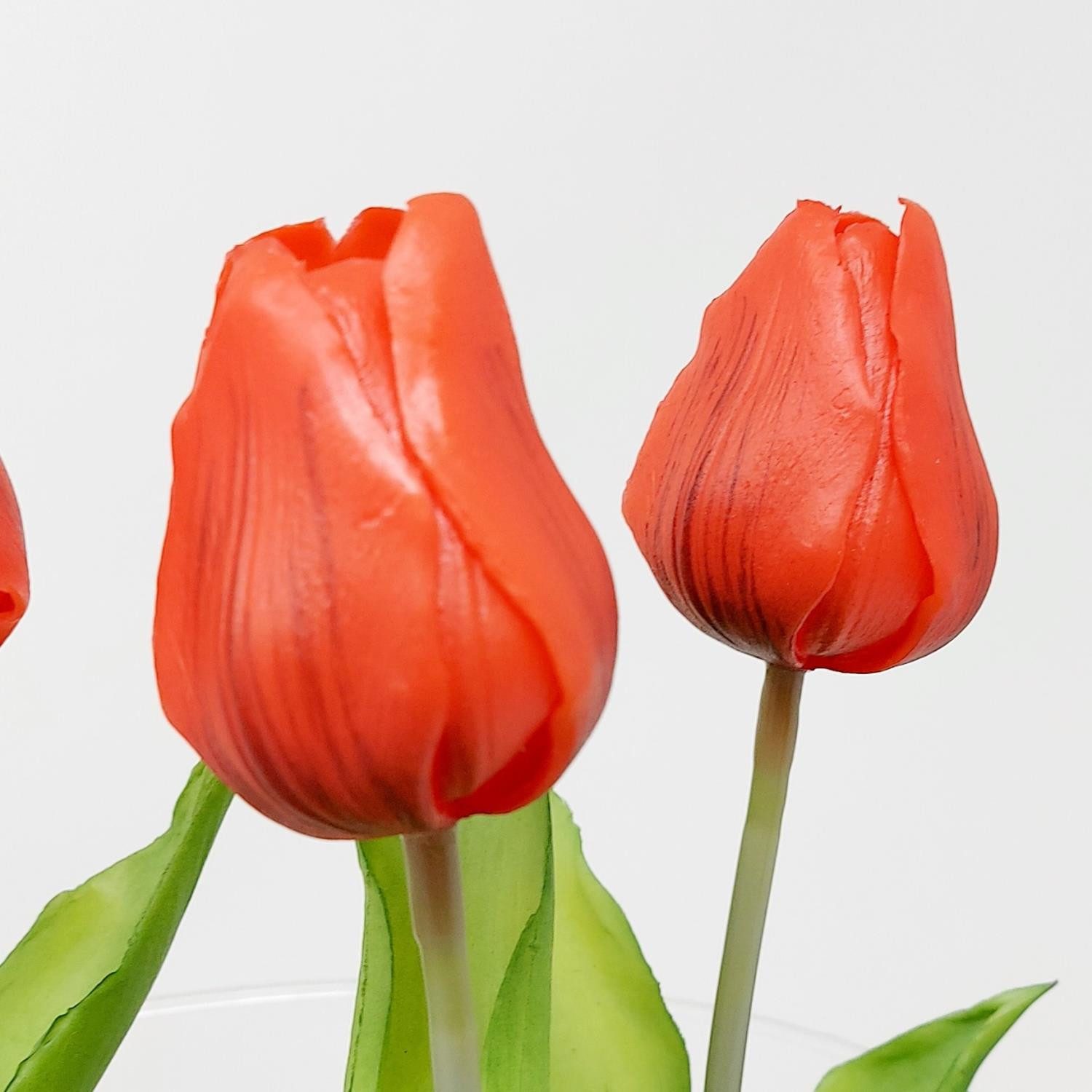 Kunstblume Tulpen Tulpe, DPI, Höhe 25 cm, Farbe: Rosa