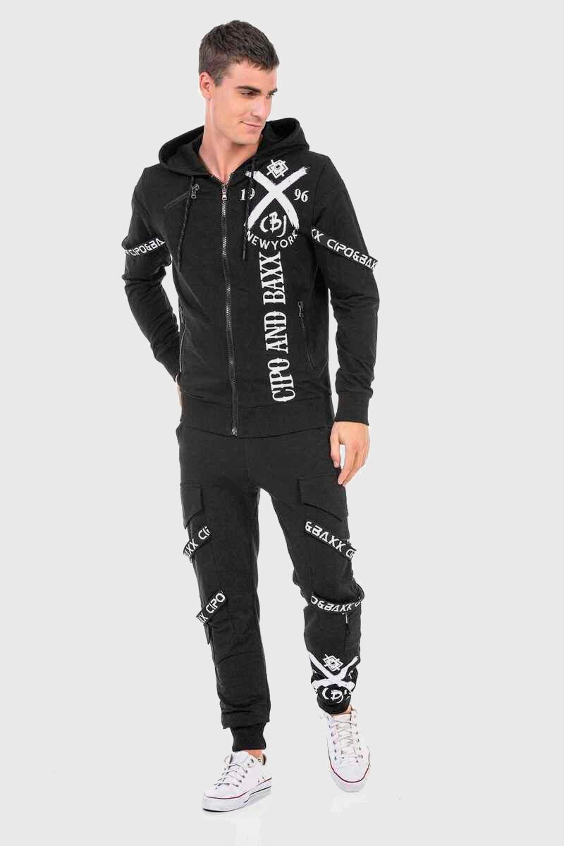 Cipo & Baxx Trainingsanzug HOMEWEAR (2-tlg), zweiteilig und mit ausgefallen günstig online kaufen