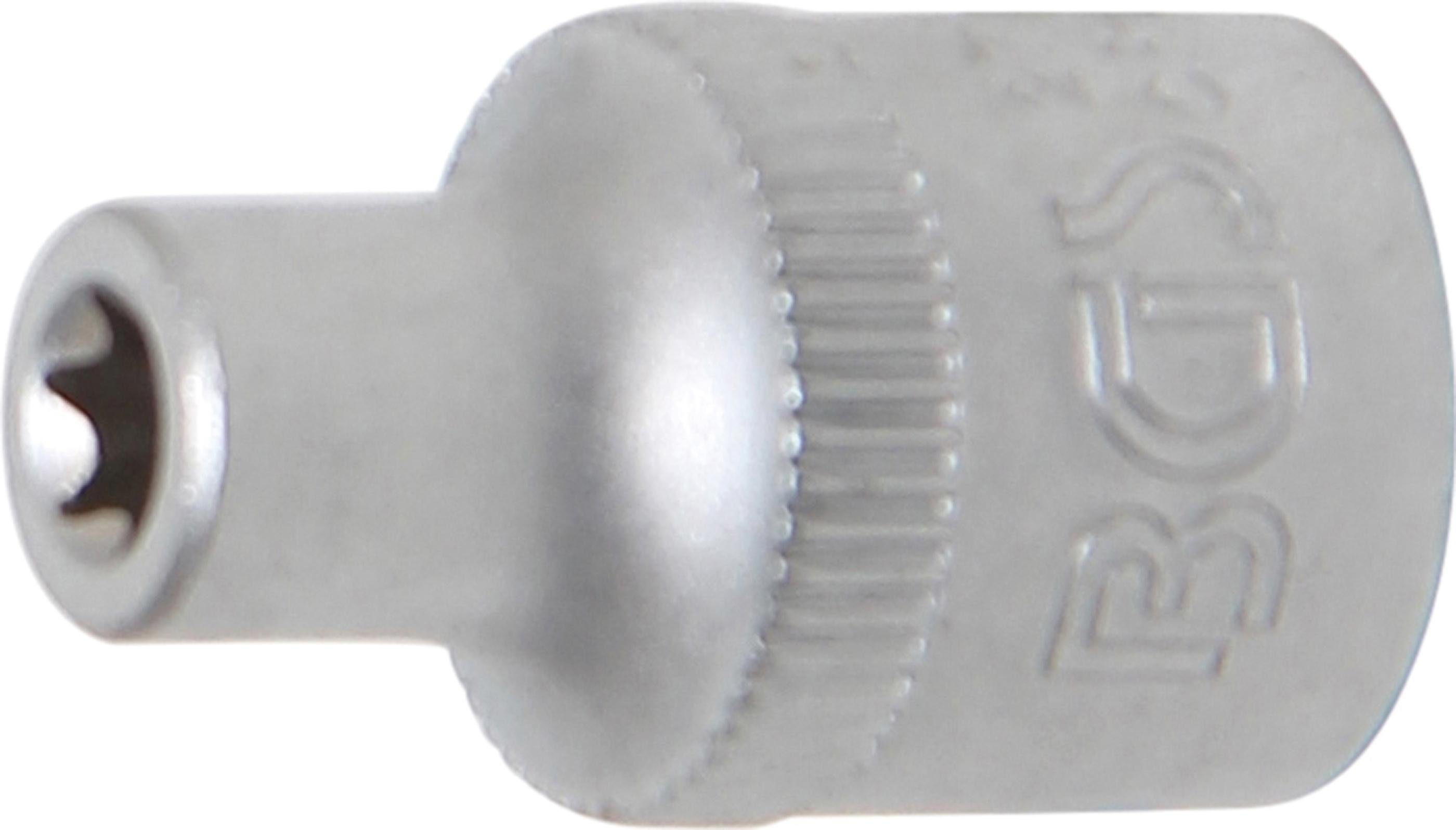 BGS technic Steckschlüssel Steckschlüssel-Einsatz E-Profil, Antrieb Innenvierkant 10 mm (3/8), SW E6
