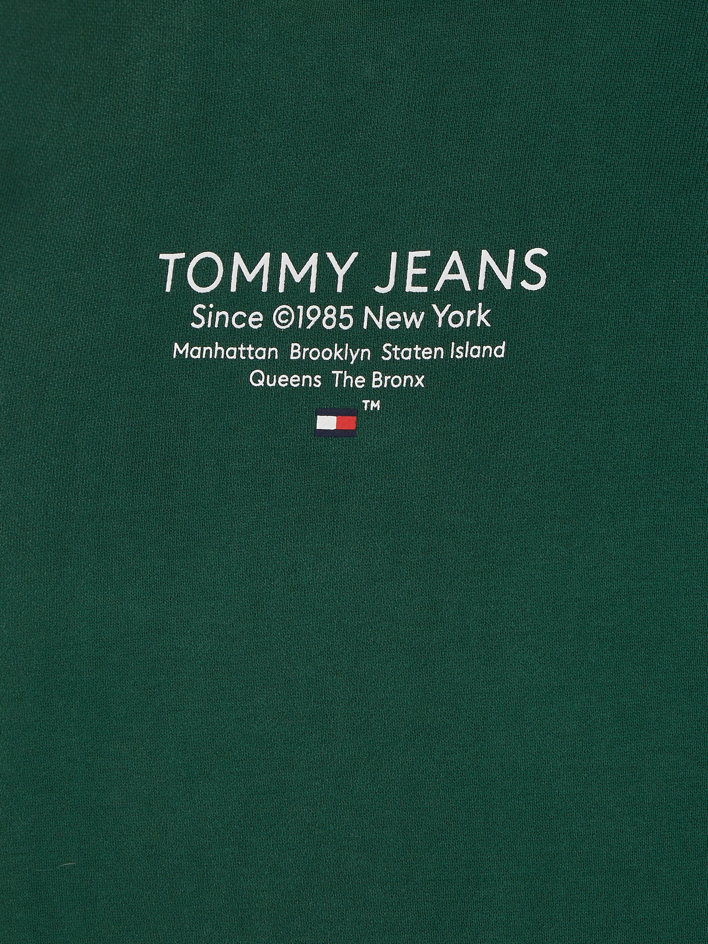 ESNTL GRAPHIC Jeans mit HOOD EXT Kordeln TJM Court REG Green Tommy Kapuzensweatshirt