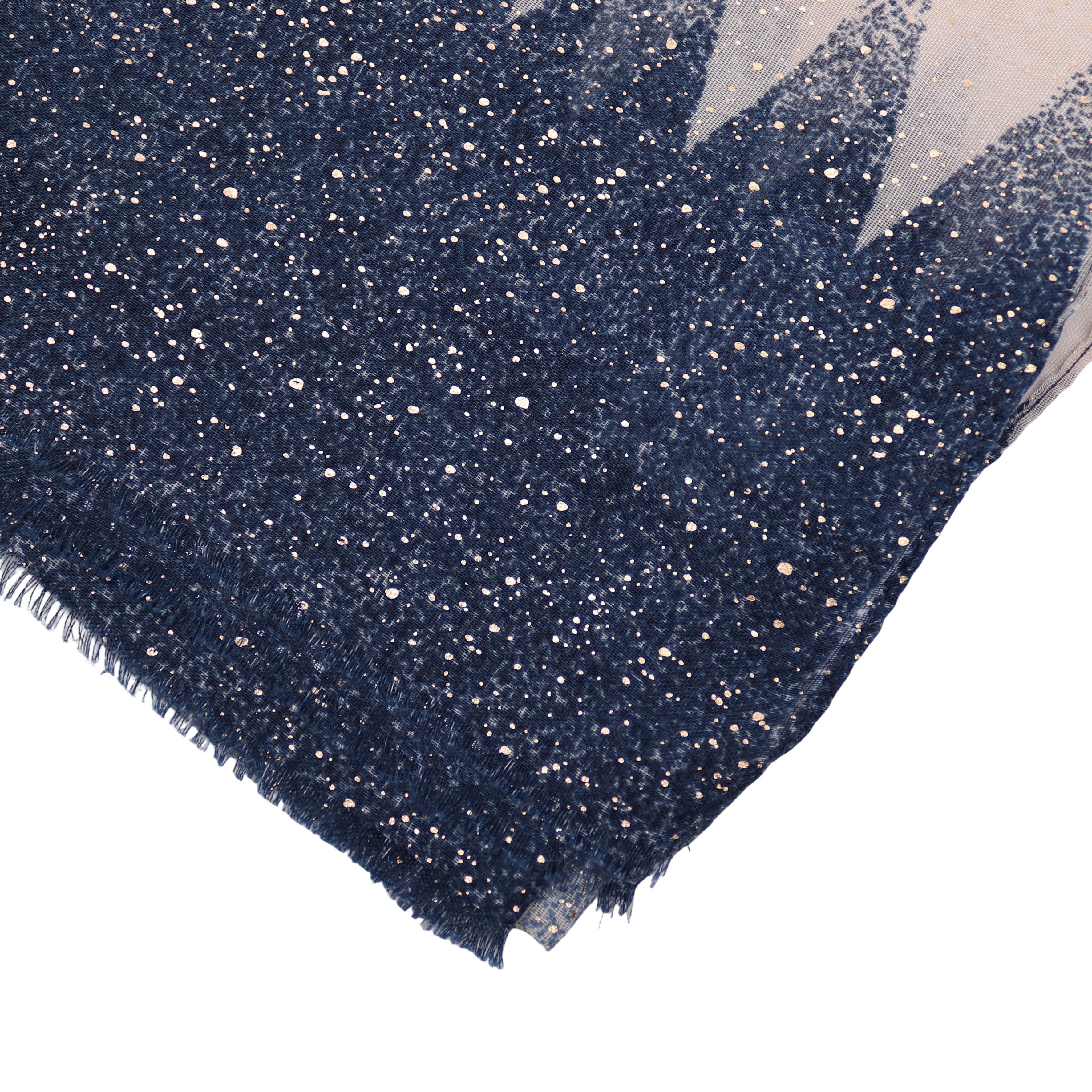 MIRROSI Modeschal Damen Schal XXL 85x180 cm – Glitzerschal aus 100% Viskose, (Neue Kollektion herbst/Winter 2026), leichter Ganzjahresschal mit Farbverlauf