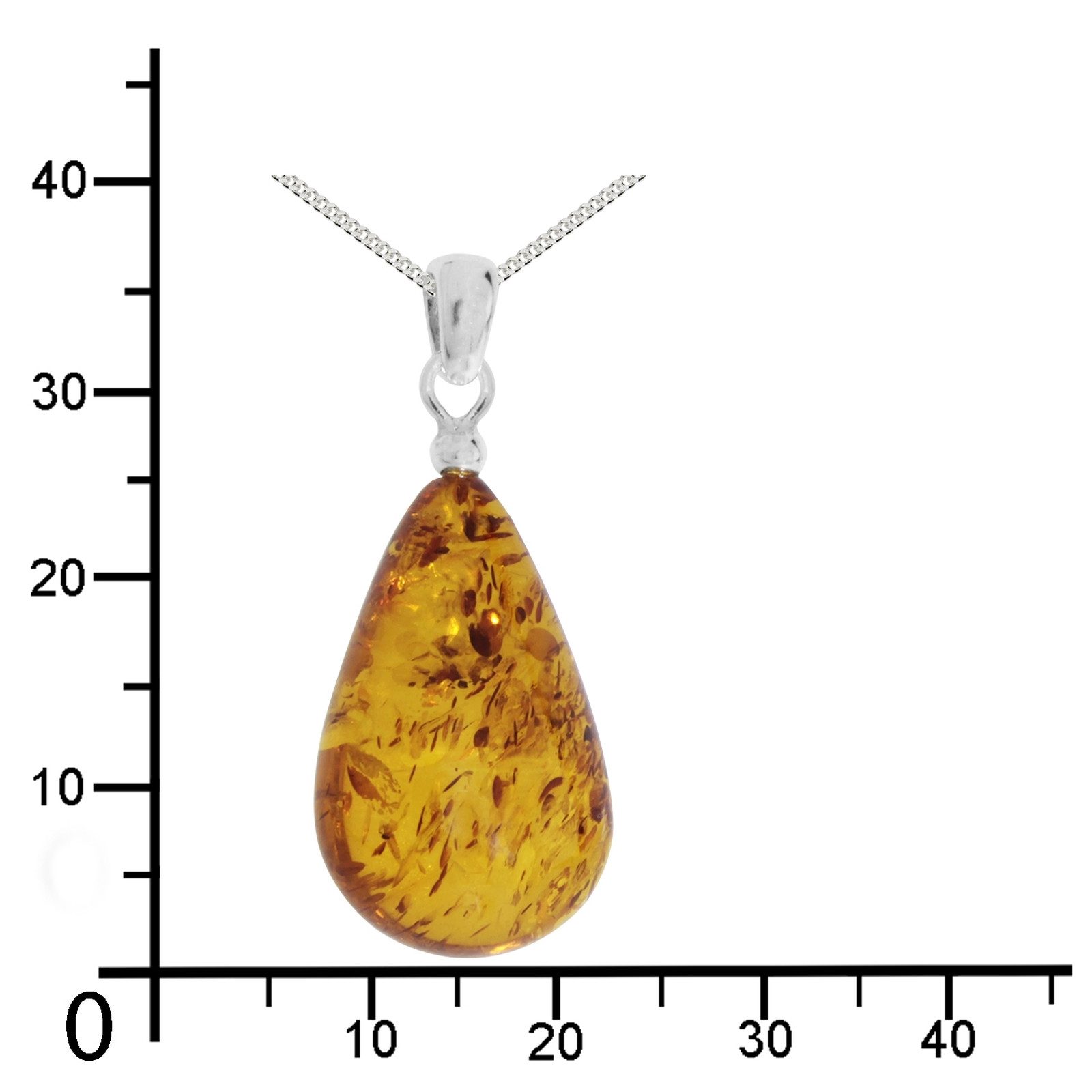 OSTSEE-SCHMUCK Kette mit Anhänger Ostsee-Schmuck Kette mit Anhänger Tropfen günstig online kaufen