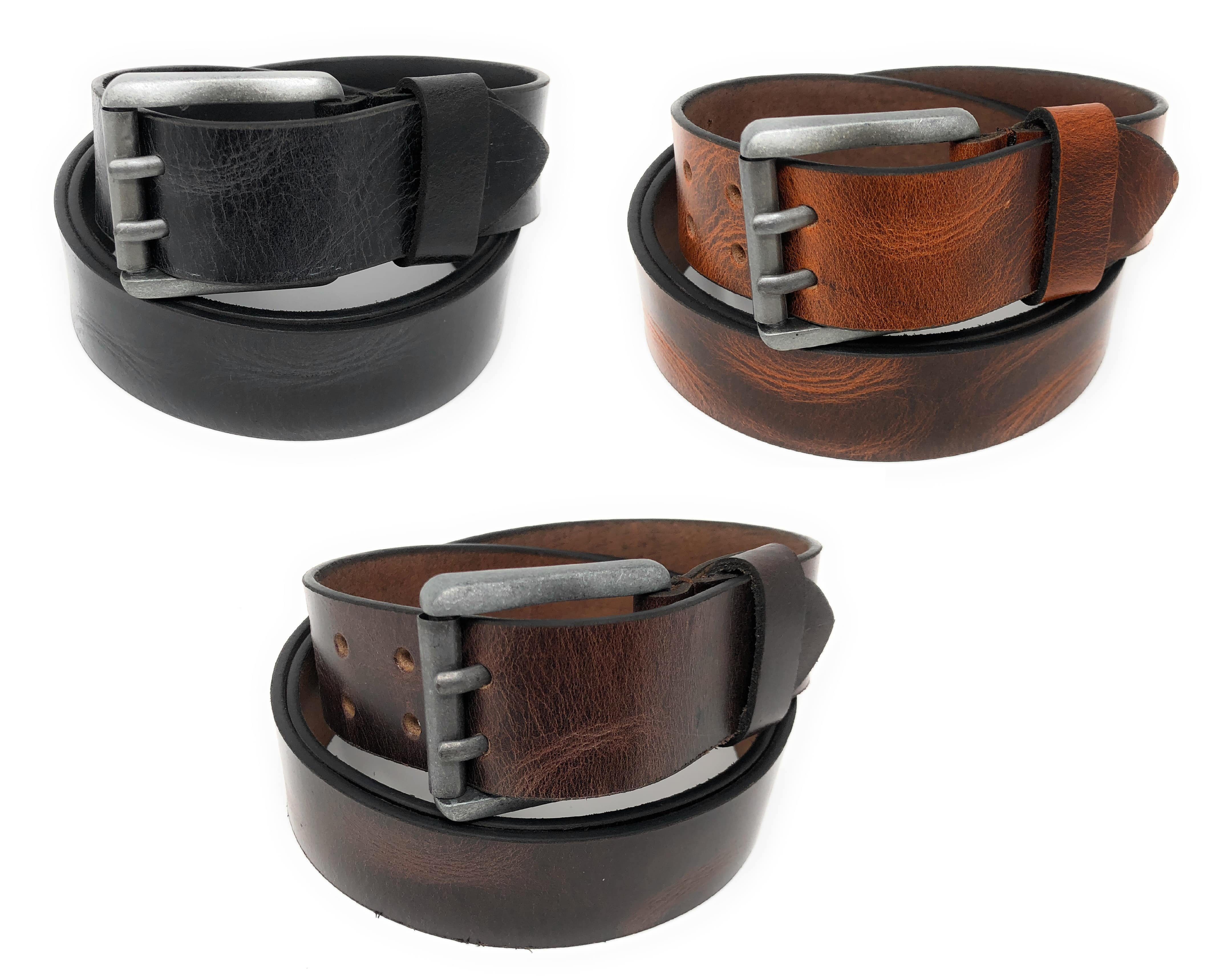 Qivee Ledergürtel ME-513 (1-St) Vollleder günstig online kaufen