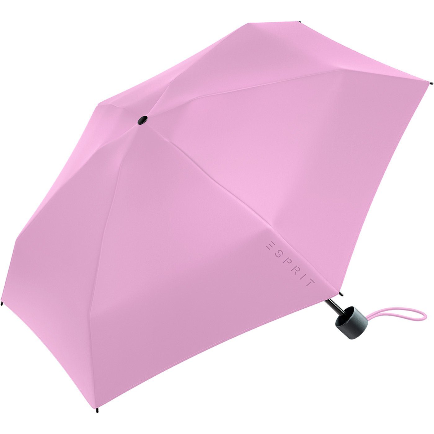 Taschenregenschirm den Mini Trendfarben Super Esprit Petito klein, neuen FJ in winzig violett Damen Regenschirm 2023,
