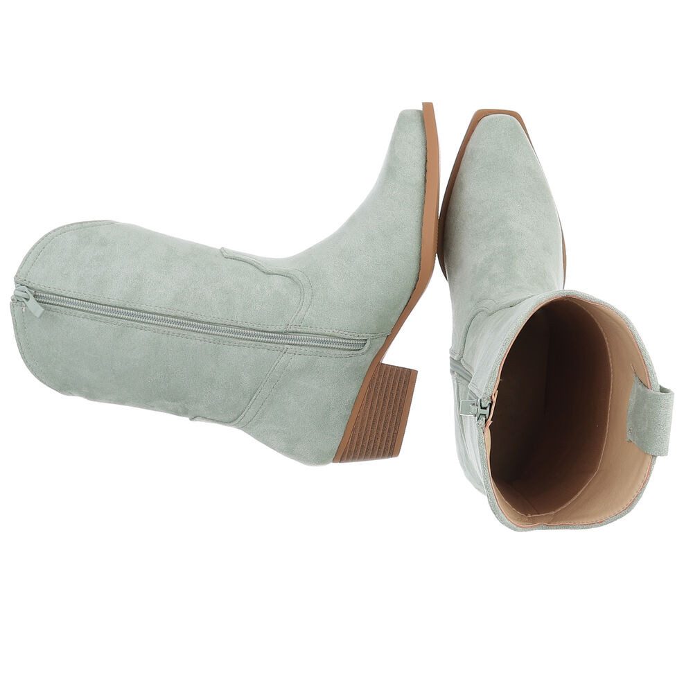 Ital-Design Stilvoller Cowboystiefel mit praktischem Reißverschluss günstig online kaufen