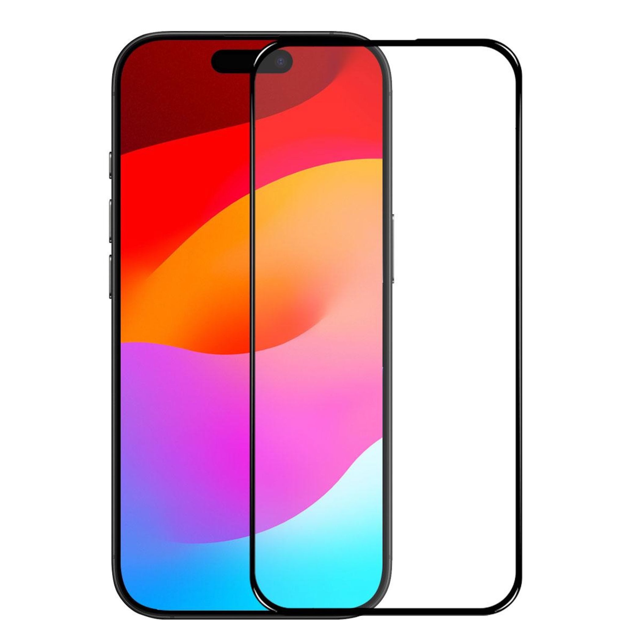 Wigento Displayschutzglas Full Cover 2x für Apple iPhone 18 Pro Max 3D 9H Hartglas Bildschirm für Apple iPhone 18 Pro Max, Spar Set 3D Full Display Schutz Glas – Bild 2 von 5