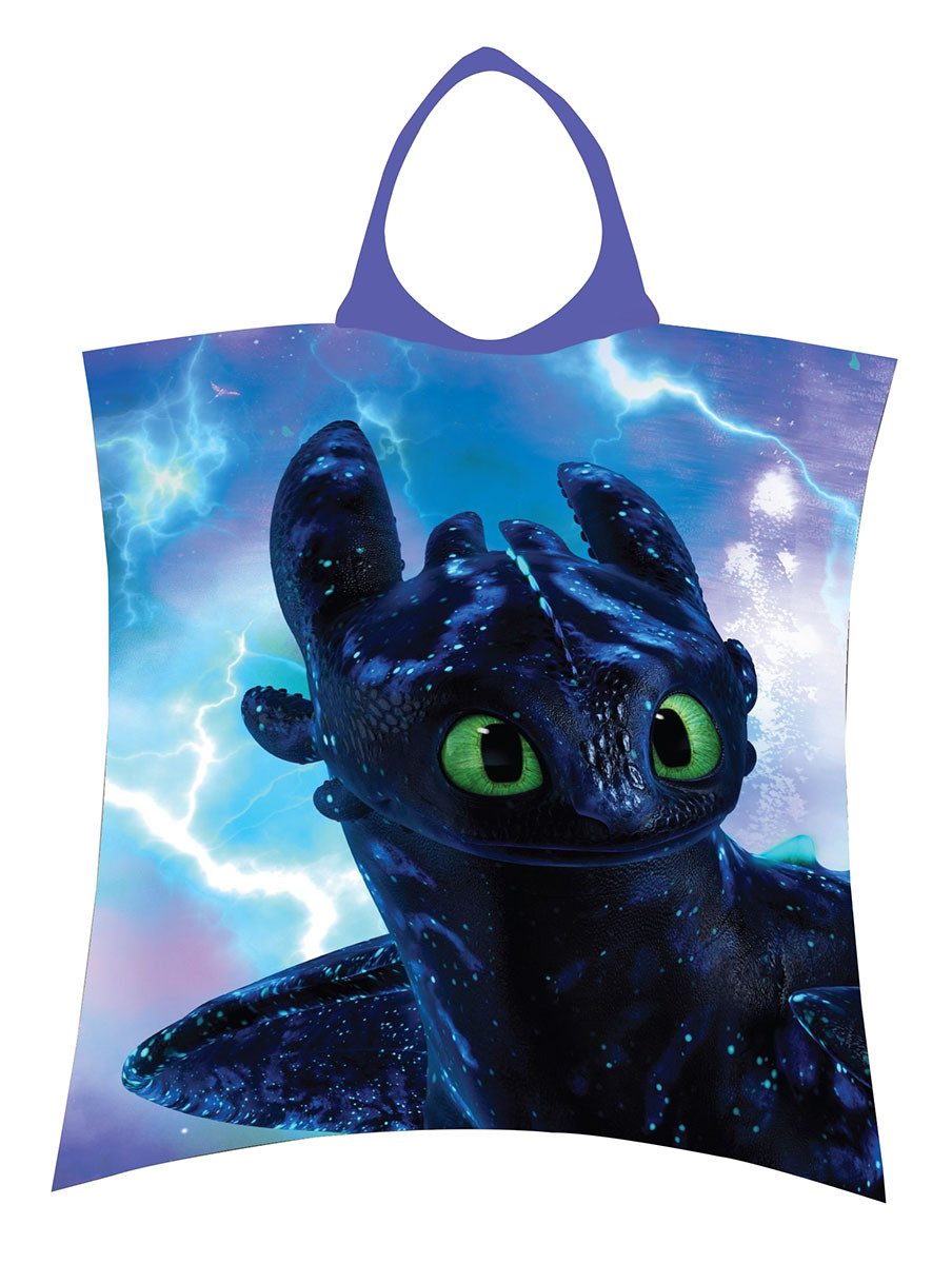 Dragons Badeponcho Drachen zähmen leicht gemacht Bade Poncho, Baumwolle