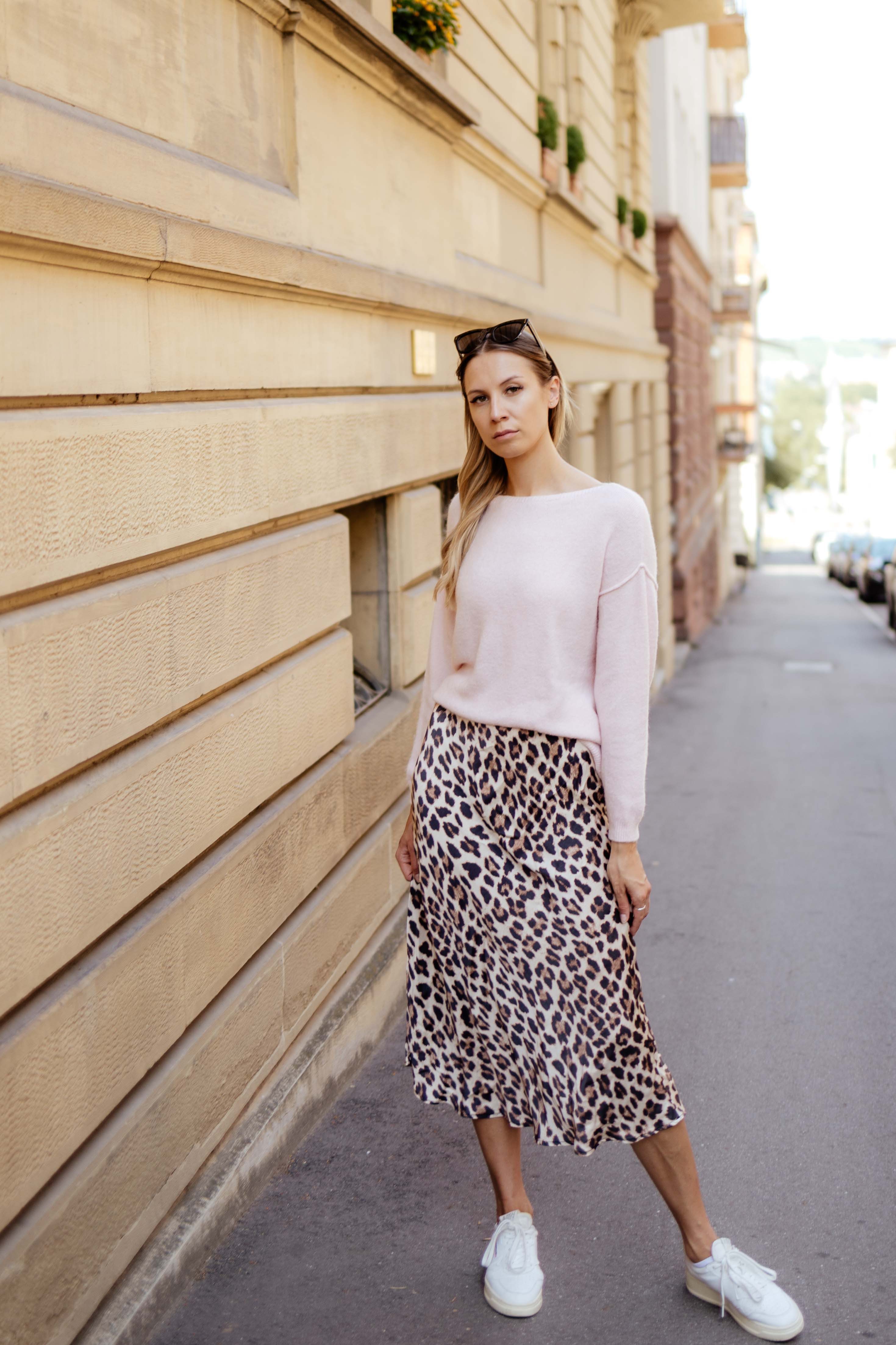 von Herzen Maxirock langer Rock mit Leoprint – Animalprint – Einheitsgröße günstig online kaufen