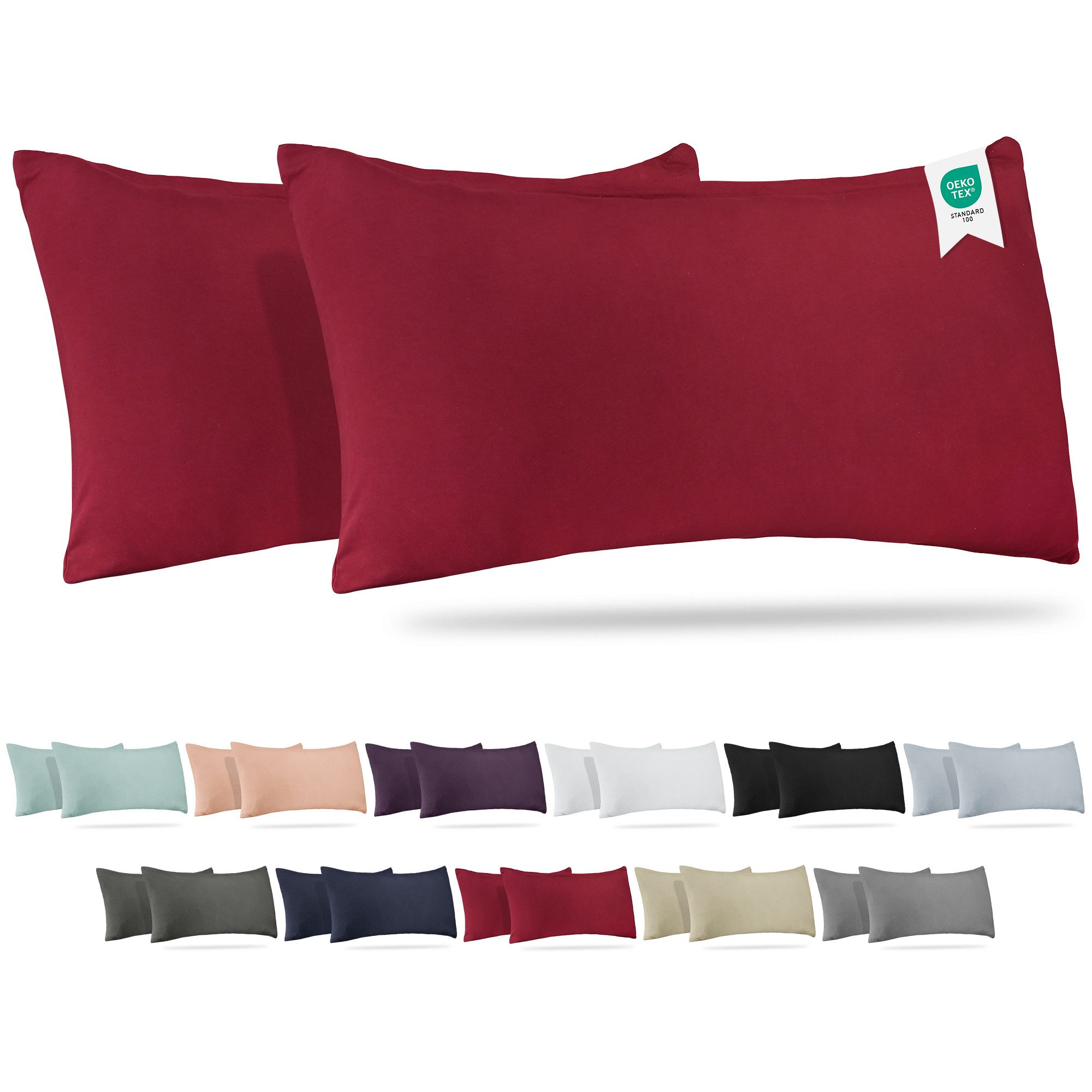 BARBONS Kissenbezug 100% Baumwolle Kissenbezug, weiche Kopfkissenbezug, Kis günstig online kaufen