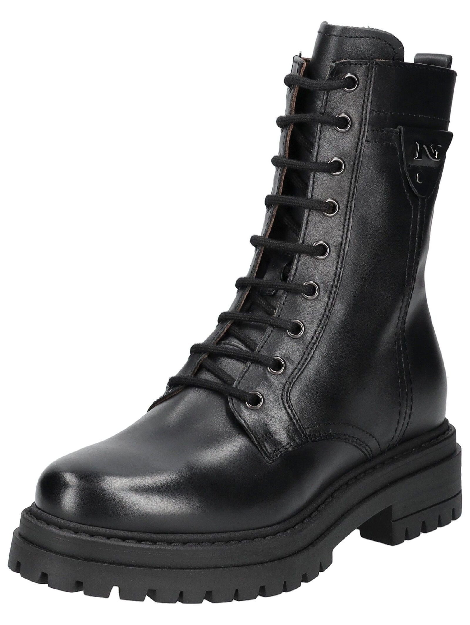 Stiefelette Leder Schnürstiefelette