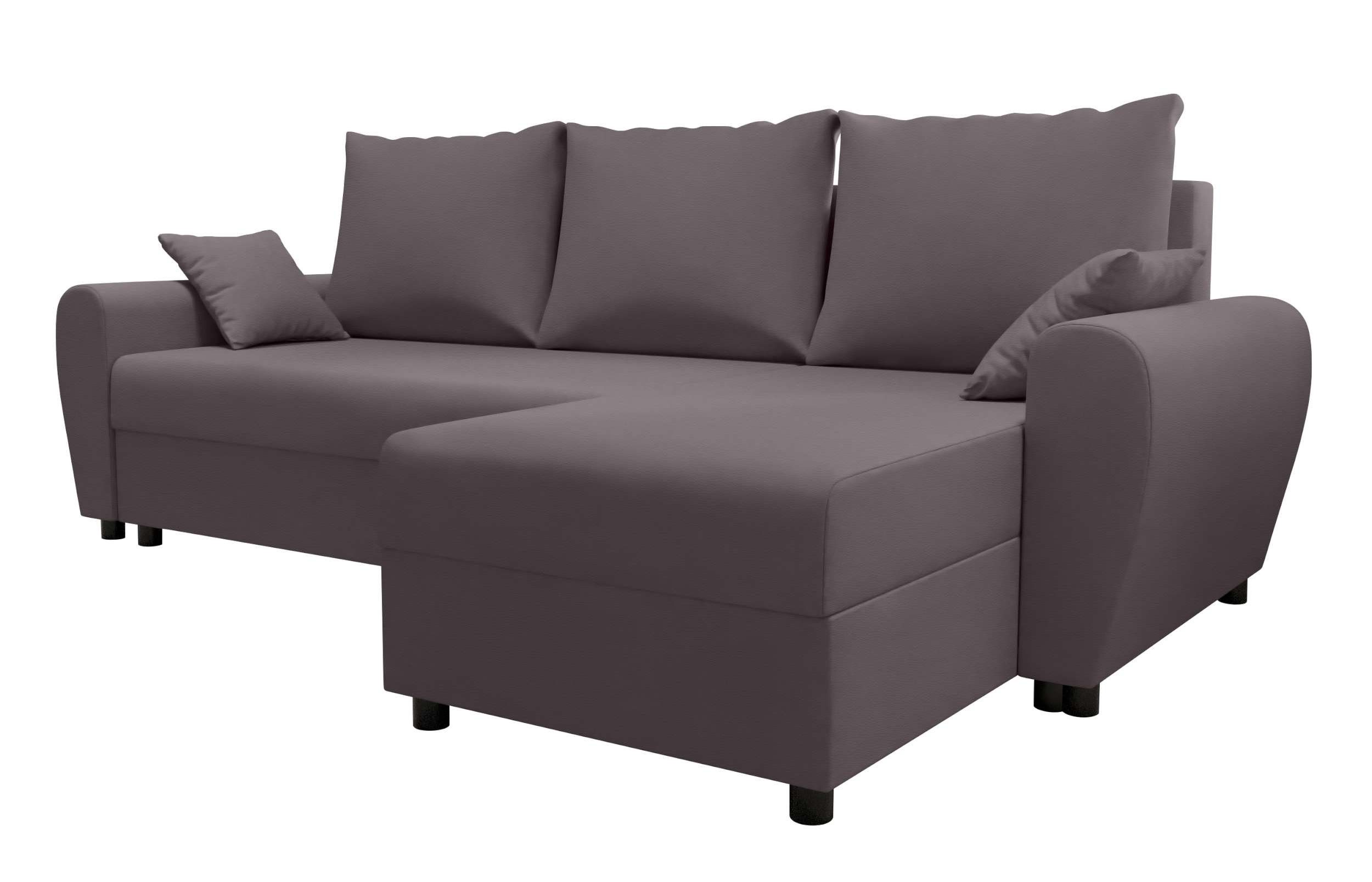 mit Sofa, mit Design Melina, Bettkasten, Bettfunktion, Modern L-Form, Stylefy Ecksofa Eckcouch, Sitzkomfort,