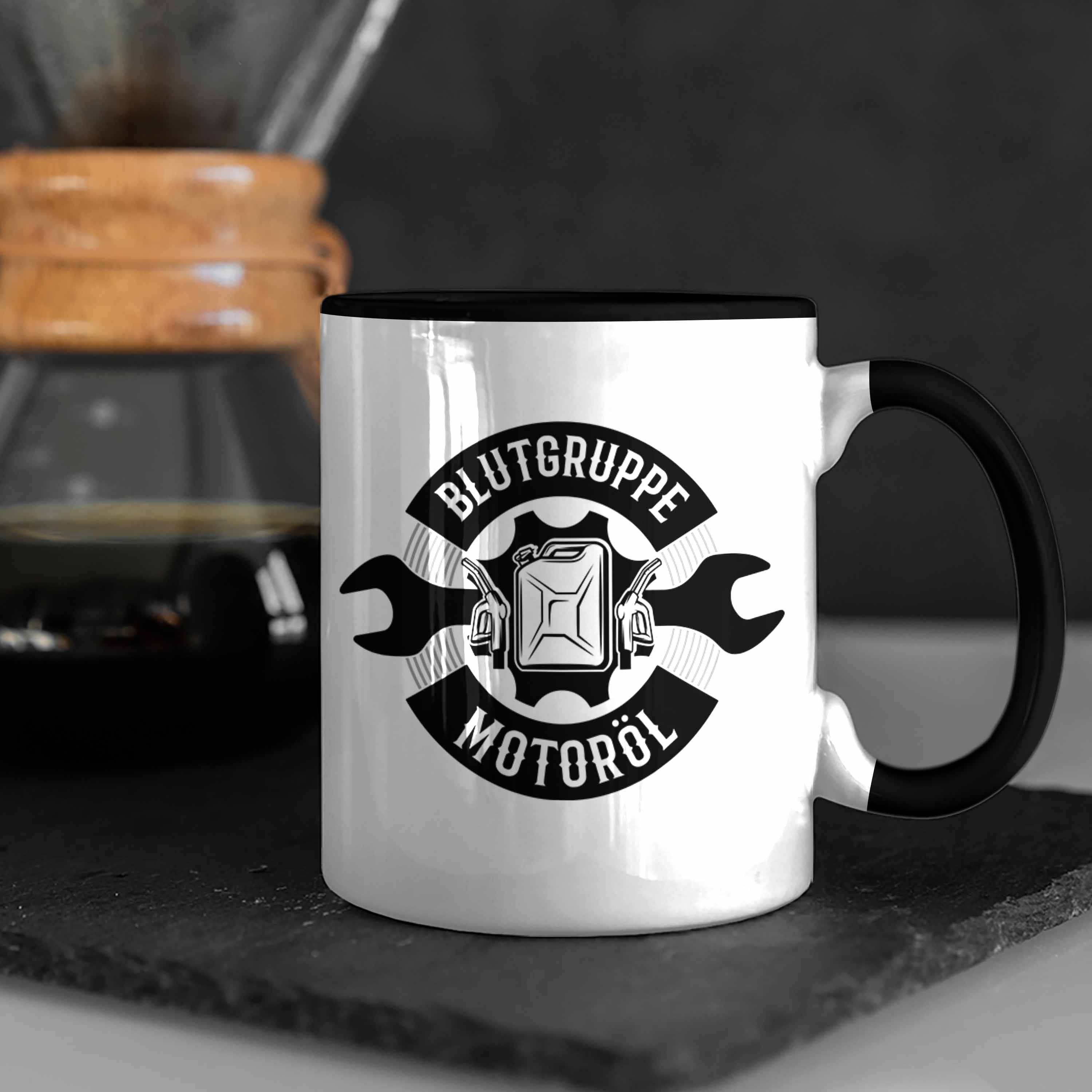 Mechaniker Spruch KFZ Schwarz Männer Mechatroniker Geschenk Tasse Tasse KFZ Geschenk Trendation