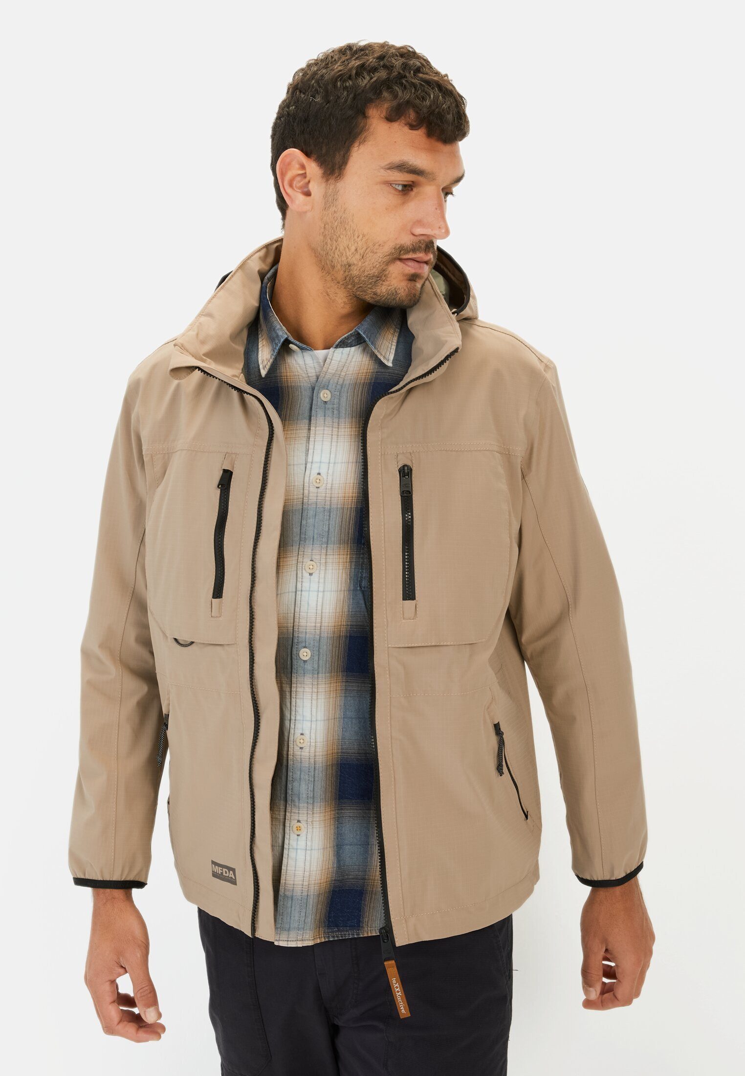 camel active Funktionsjacke mit abnehmbarer Kapuze günstig online kaufen