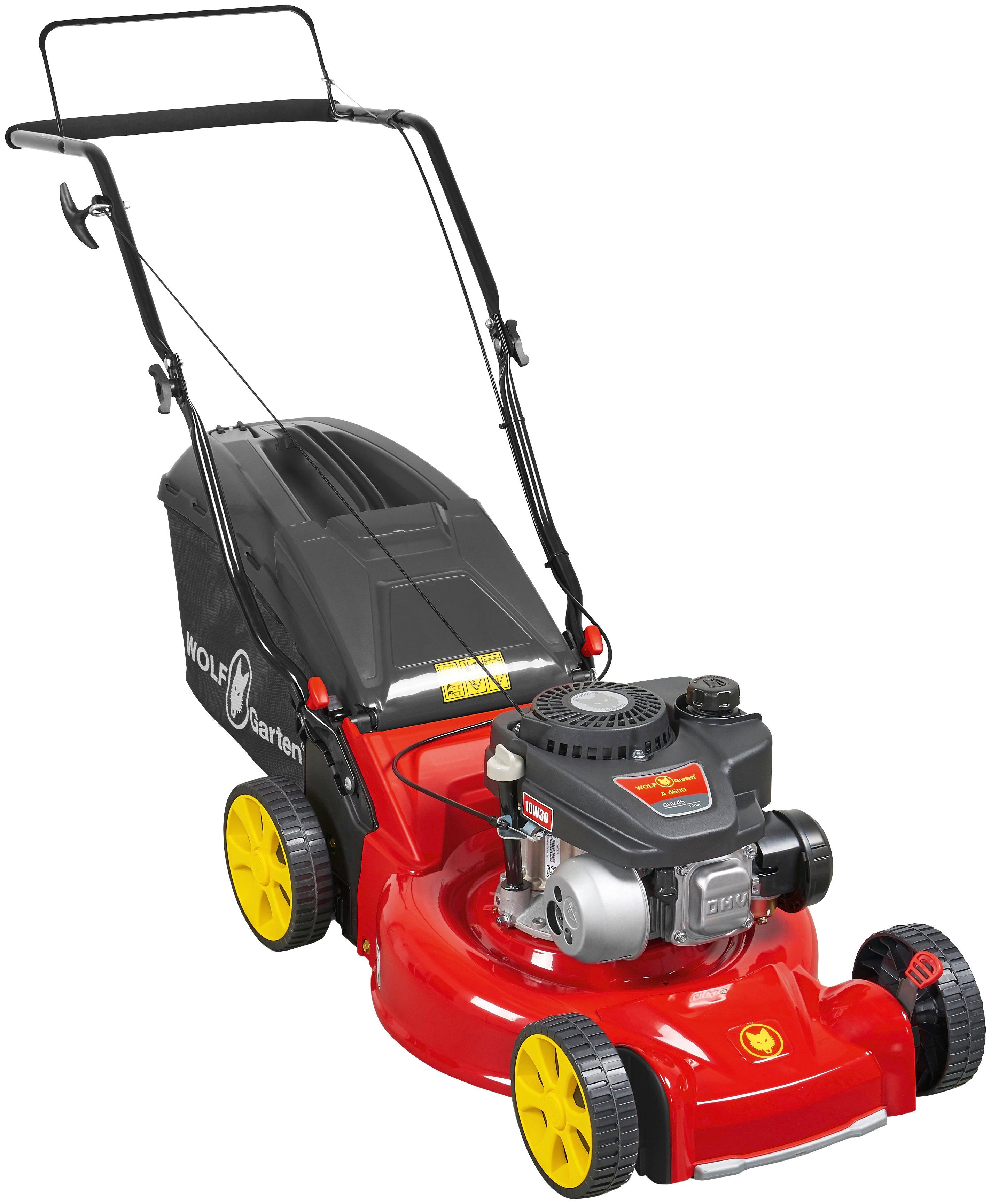 WOLFGarten Benzinrasenmäher A 4600, 46 cm Schnittbreite