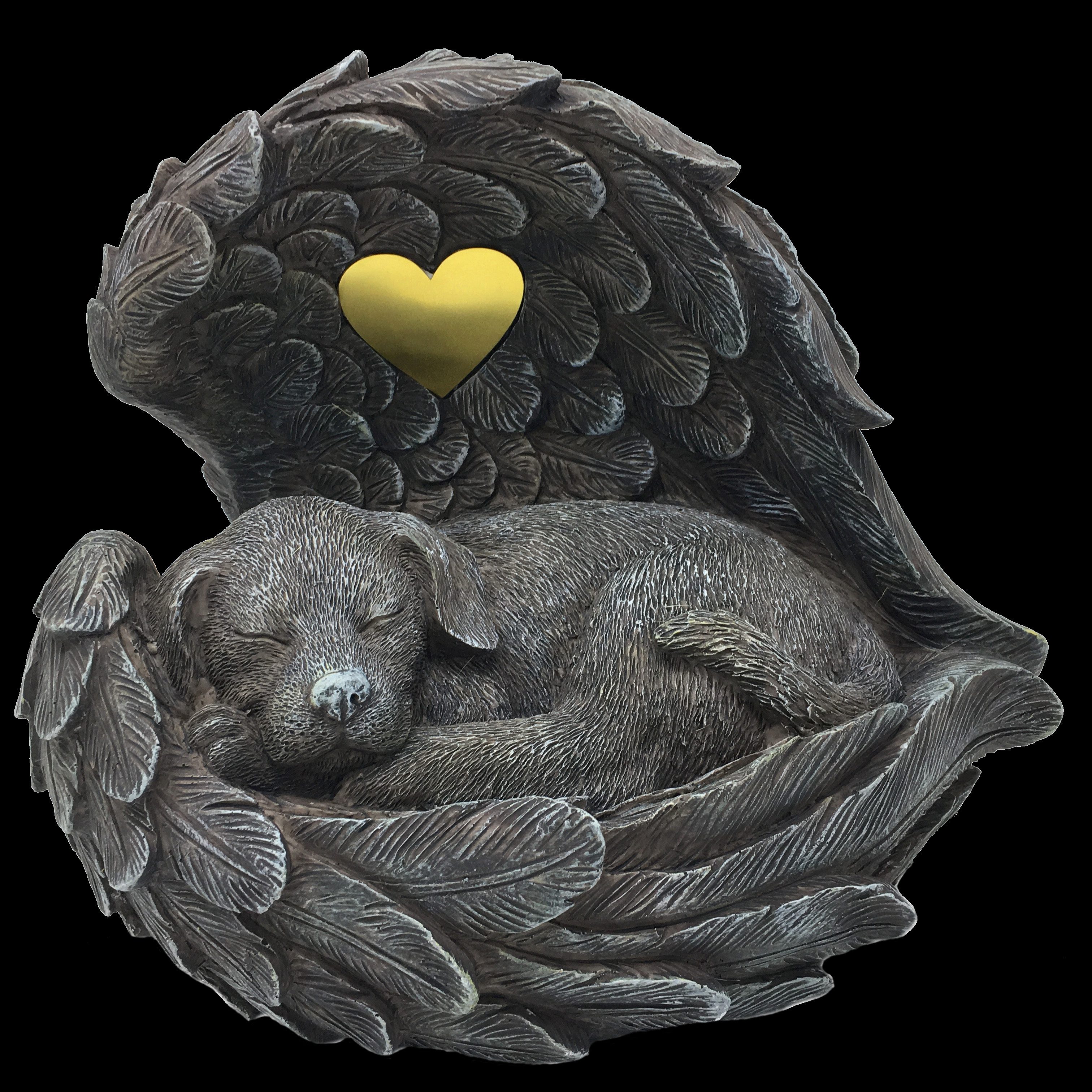 MystiCalls Tierfigur Hunde Urne grau als günstig online kaufen