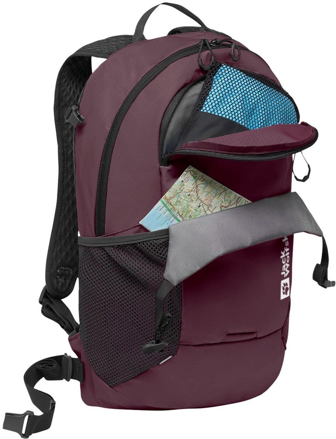 Jack Wolfskin Fahrradrucksack VELOCITY 20 AMARANTH – Bild 3 von 5