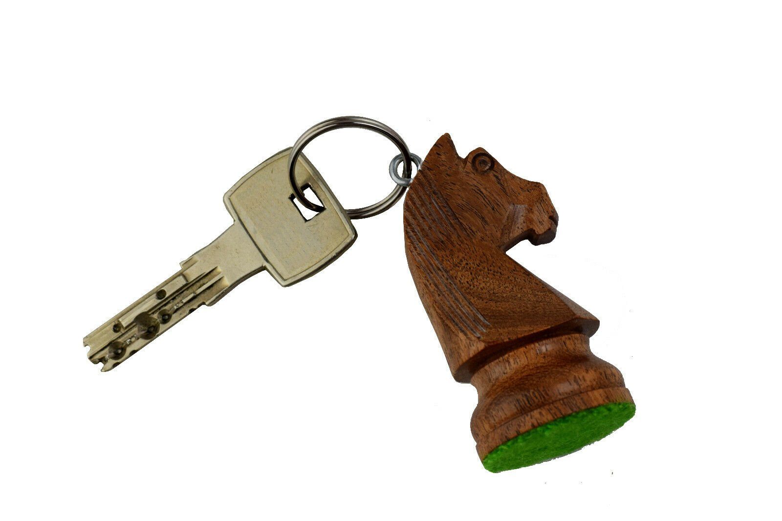 ROOGU Schlüsselanhänger ROOGU Schlüsselanhänger Ring Premium Schachfigur echte
