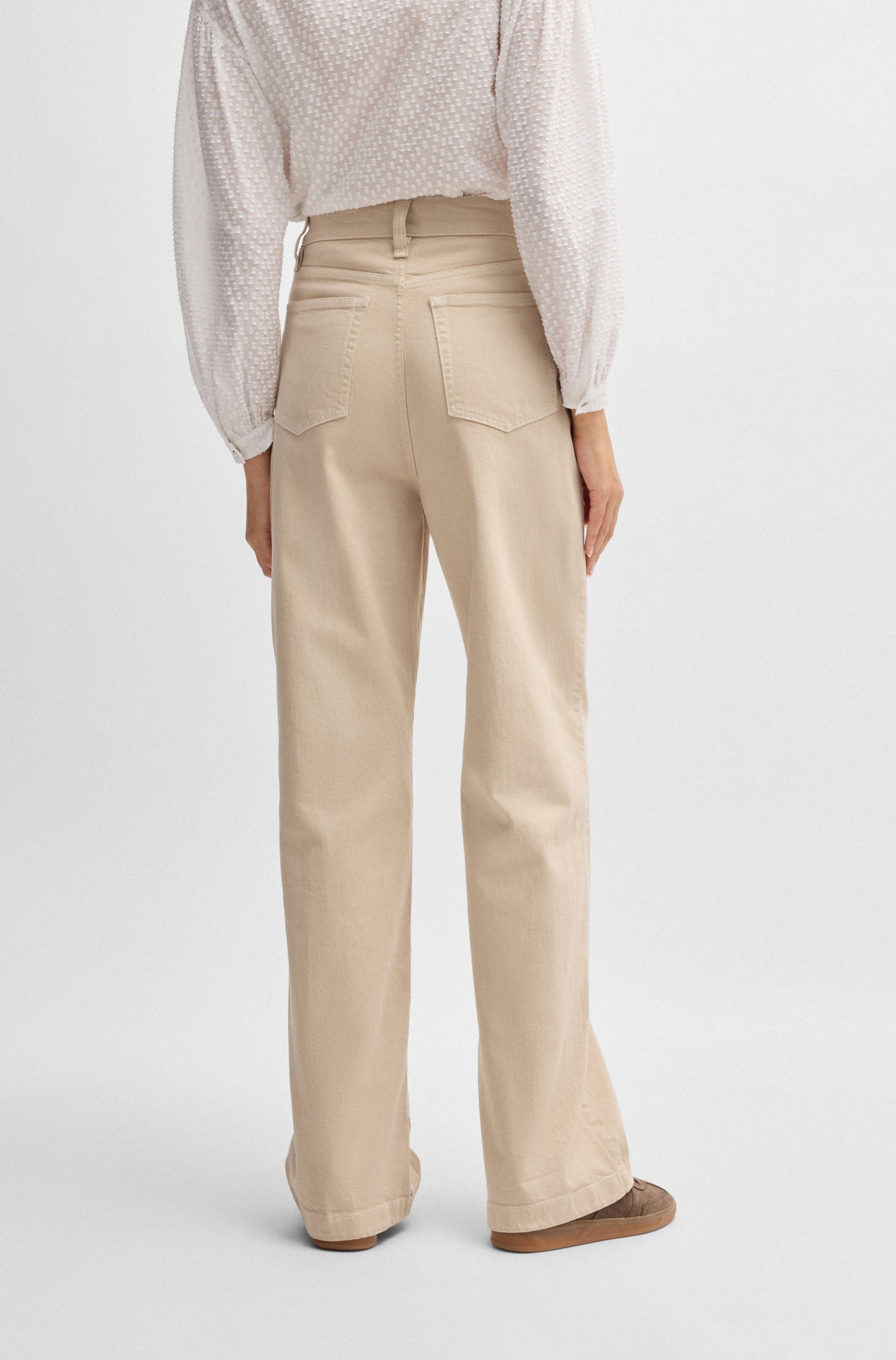 BOSS ORANGE Webhose Tolala-D Premium Damenmode Twill Qualität, Ziernähte günstig online kaufen