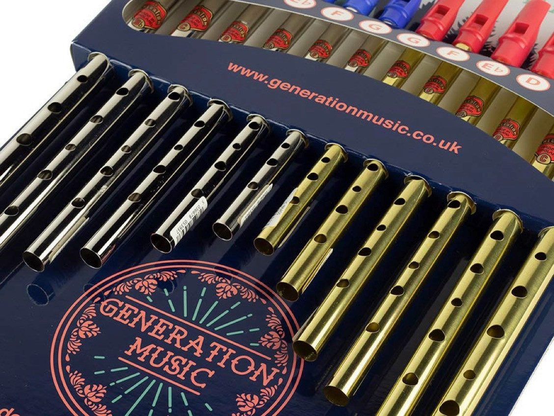 Generation Music Blockflöte Tin Whistle Blechflöte Penny Whistle Pocket Whistle