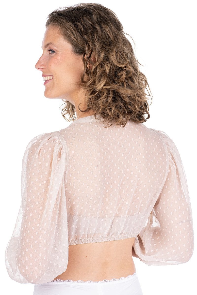 MarJo Dirndlbluse Dirndlbluse - AHORNTAL - taupe günstig online kaufen