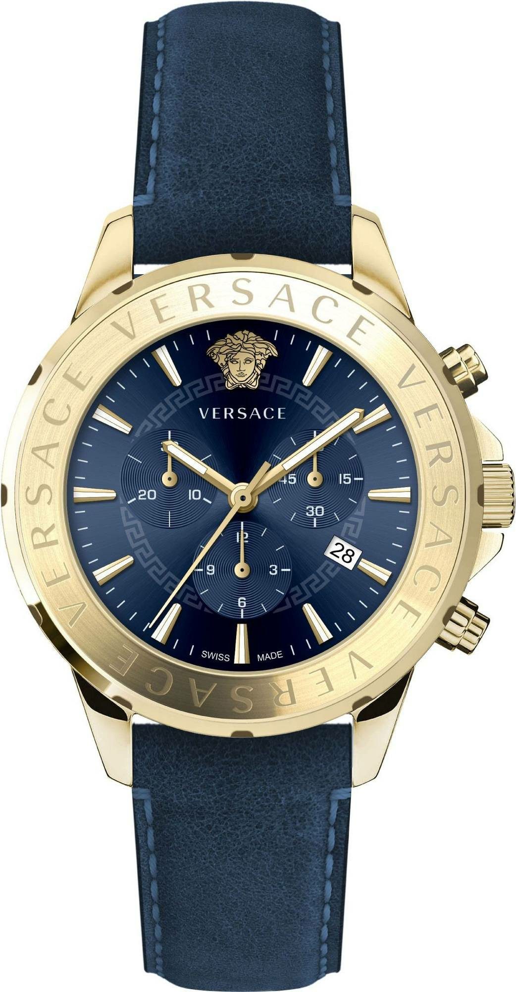 Versace Chronograph Chronograph für Herren, (1-tlg., Armbanduhr)