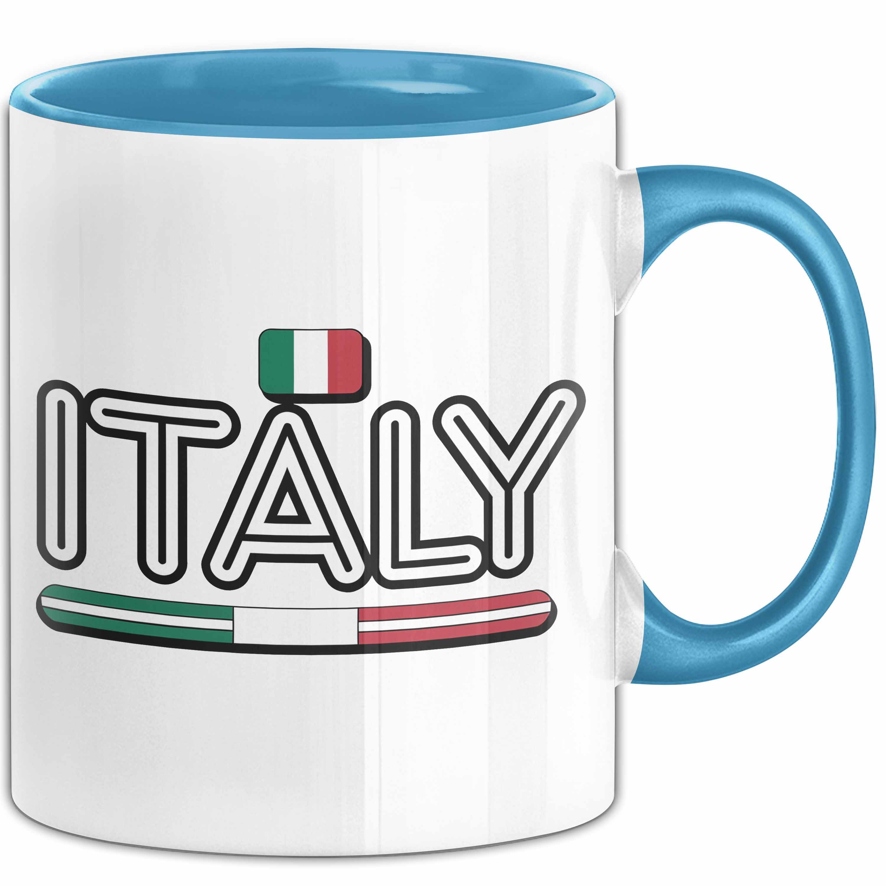 Trendation Tasse Italien Italien Karte Tasse Geschenk Lustige Geschenkidee Spruch Itali, Keramik