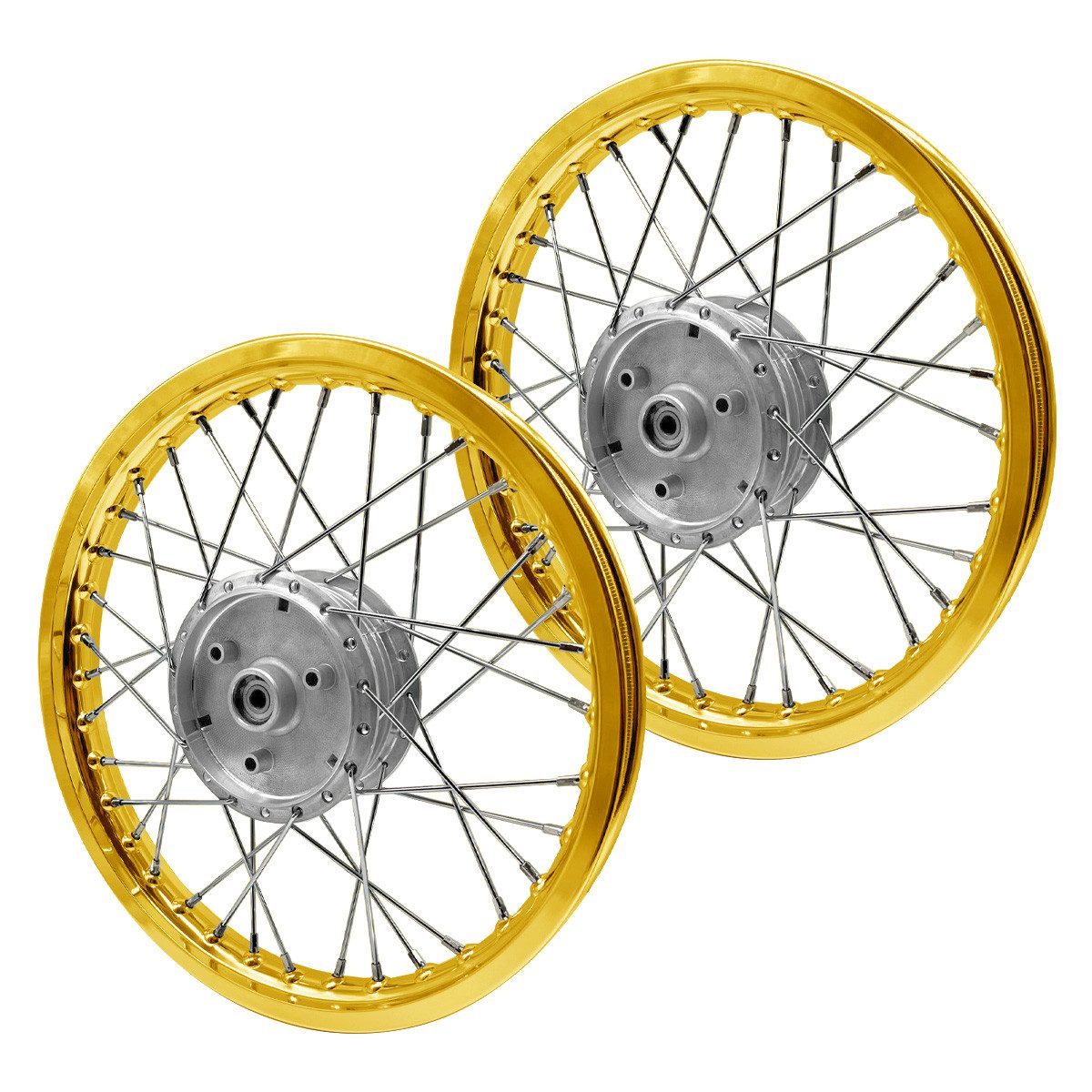 Craftride Satteltasche Set 2x Speichenrad Felge Alu für Simson S51 S50 S70 Schwalbe KR51 AF17