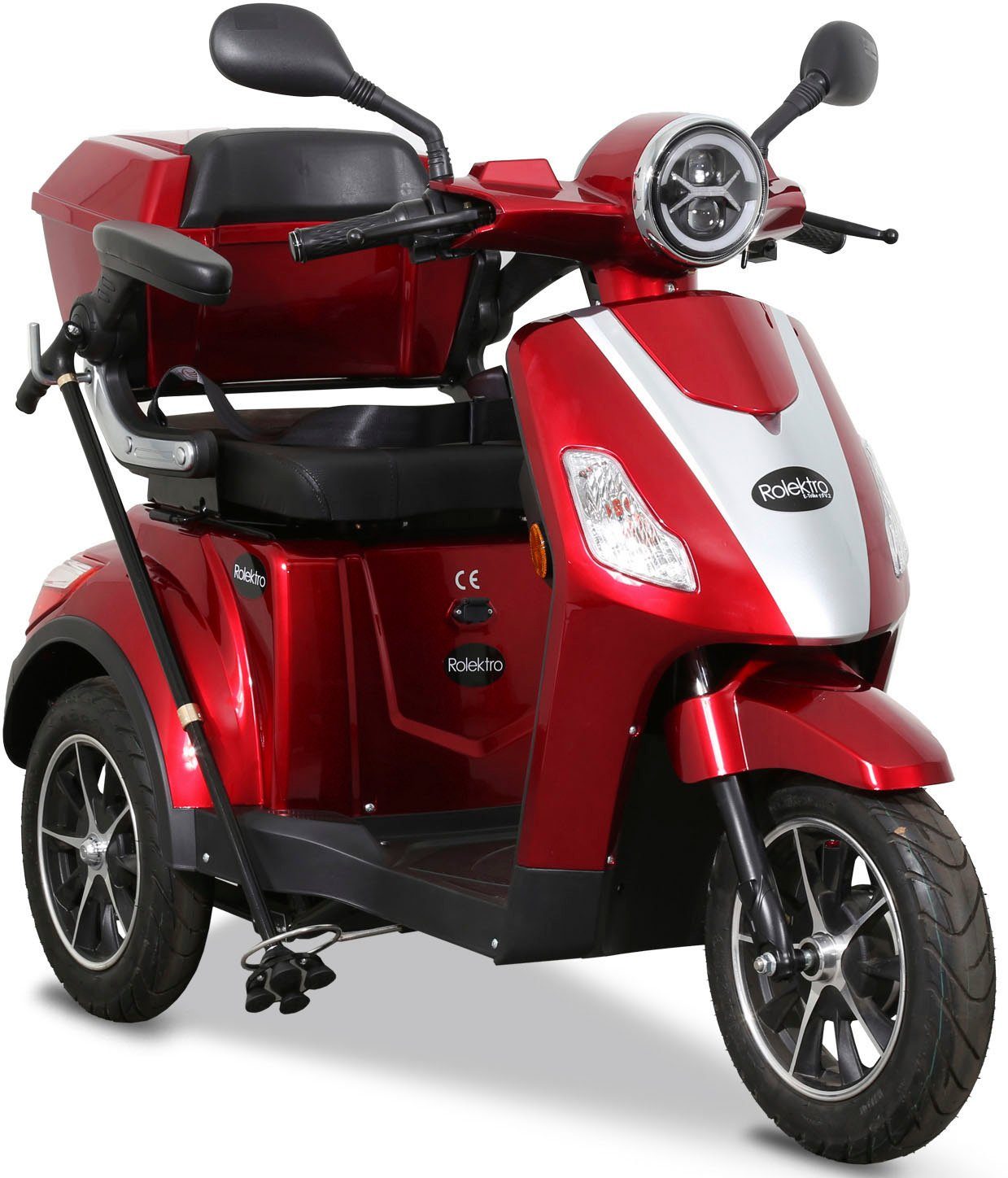 Rolektro Elektromobil E-Trike 15 V.2, 1000 W, 15 km/h, (mit Topcase)