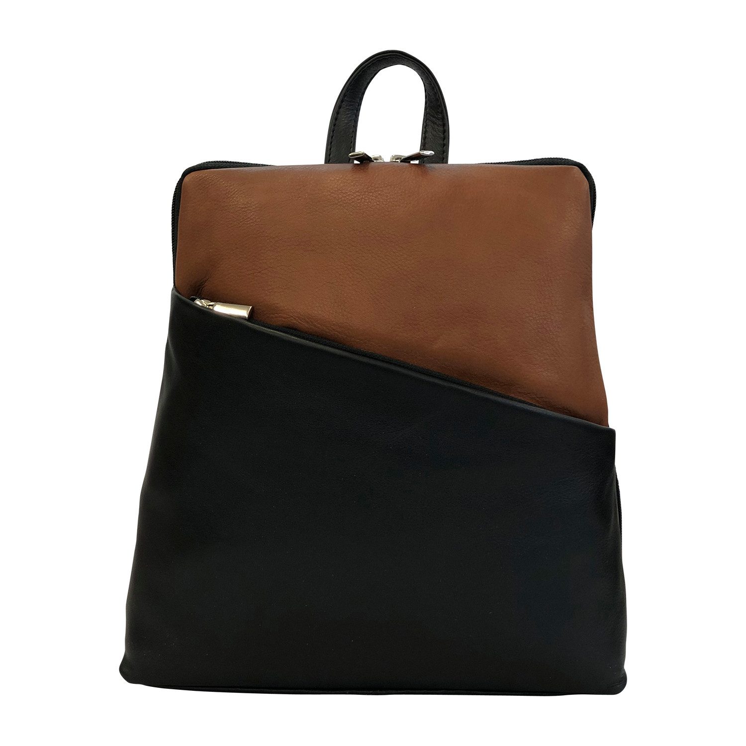 Schwarz/Cognac