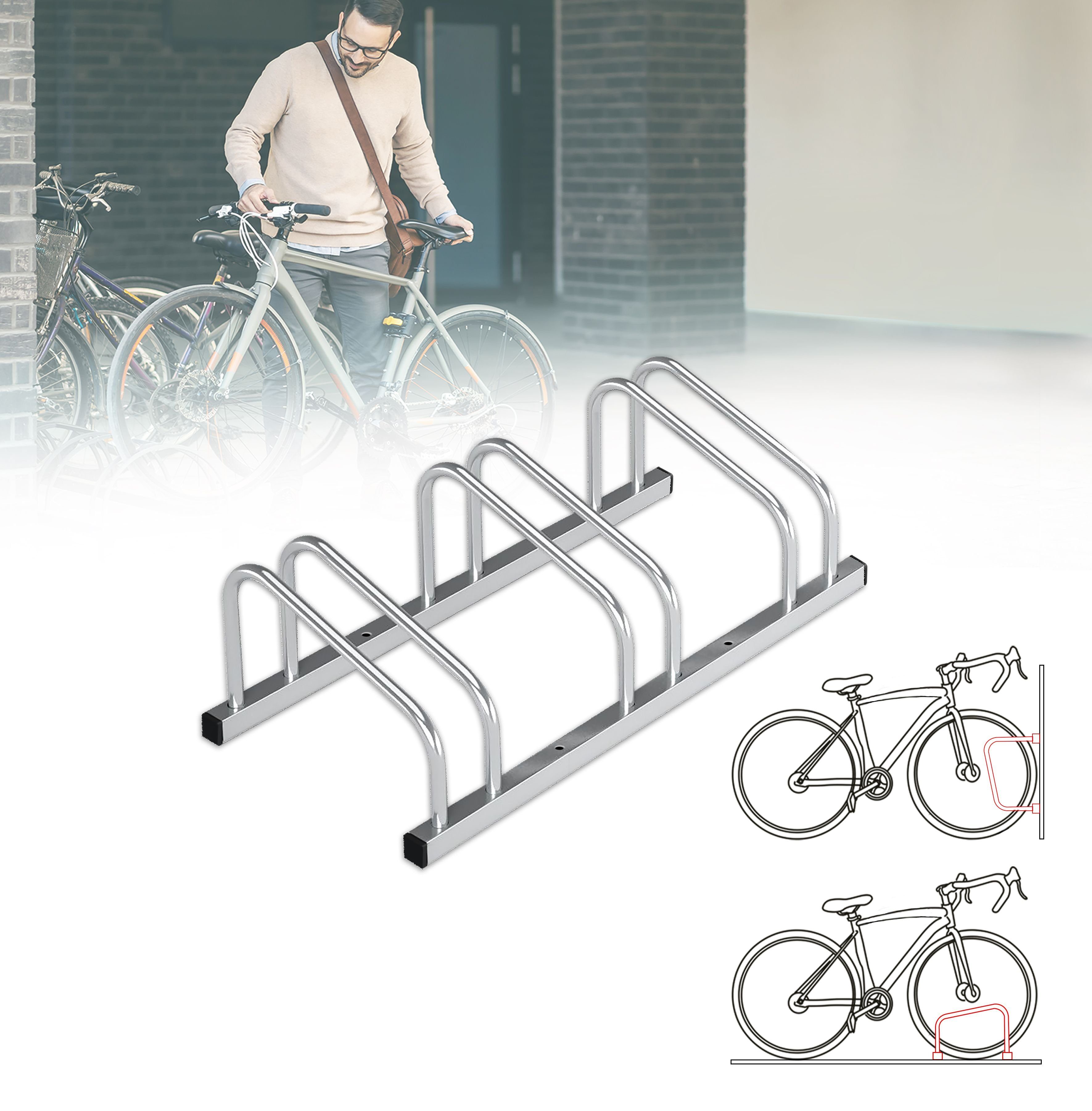 Kubus Fahrradständer Levi, Verschiedene Größen