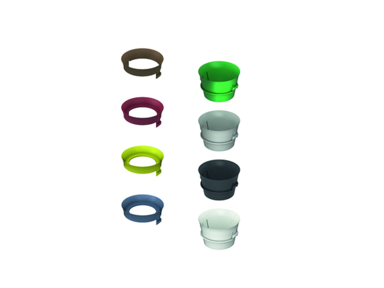 TECE Spülkasten TECE Drosselset Durchmesser 46mm - 28mm für TECE-Universalspülkasten, 8 St.